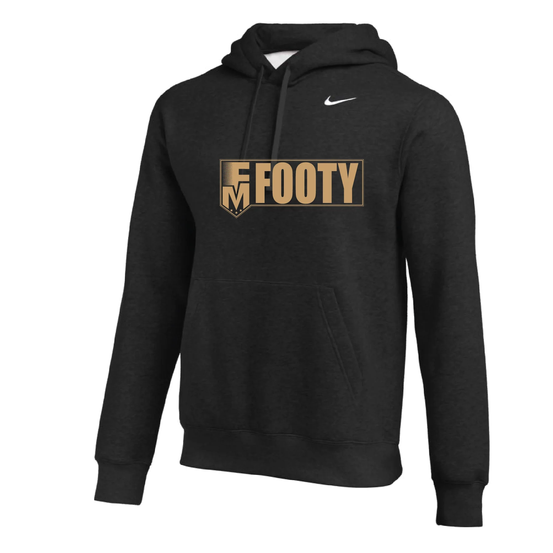 FM Footy Original Nike Club Hoodie Black