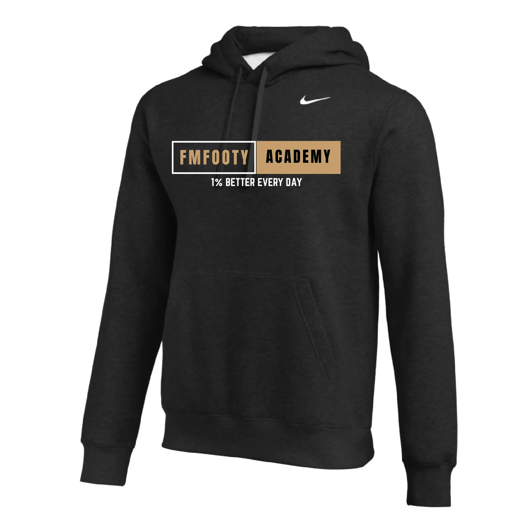 FM Footy Supporter Nike Club Hoodie Black