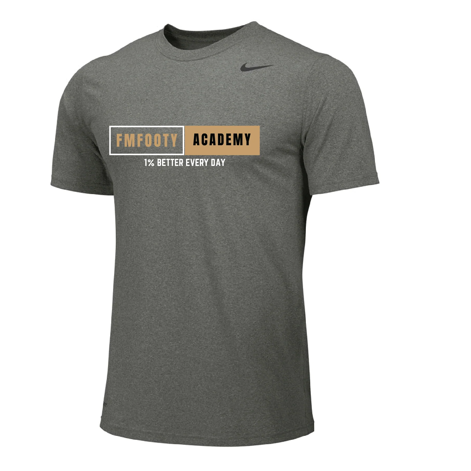 FM Footy Supporter Nike Legend SS Shirt Grey