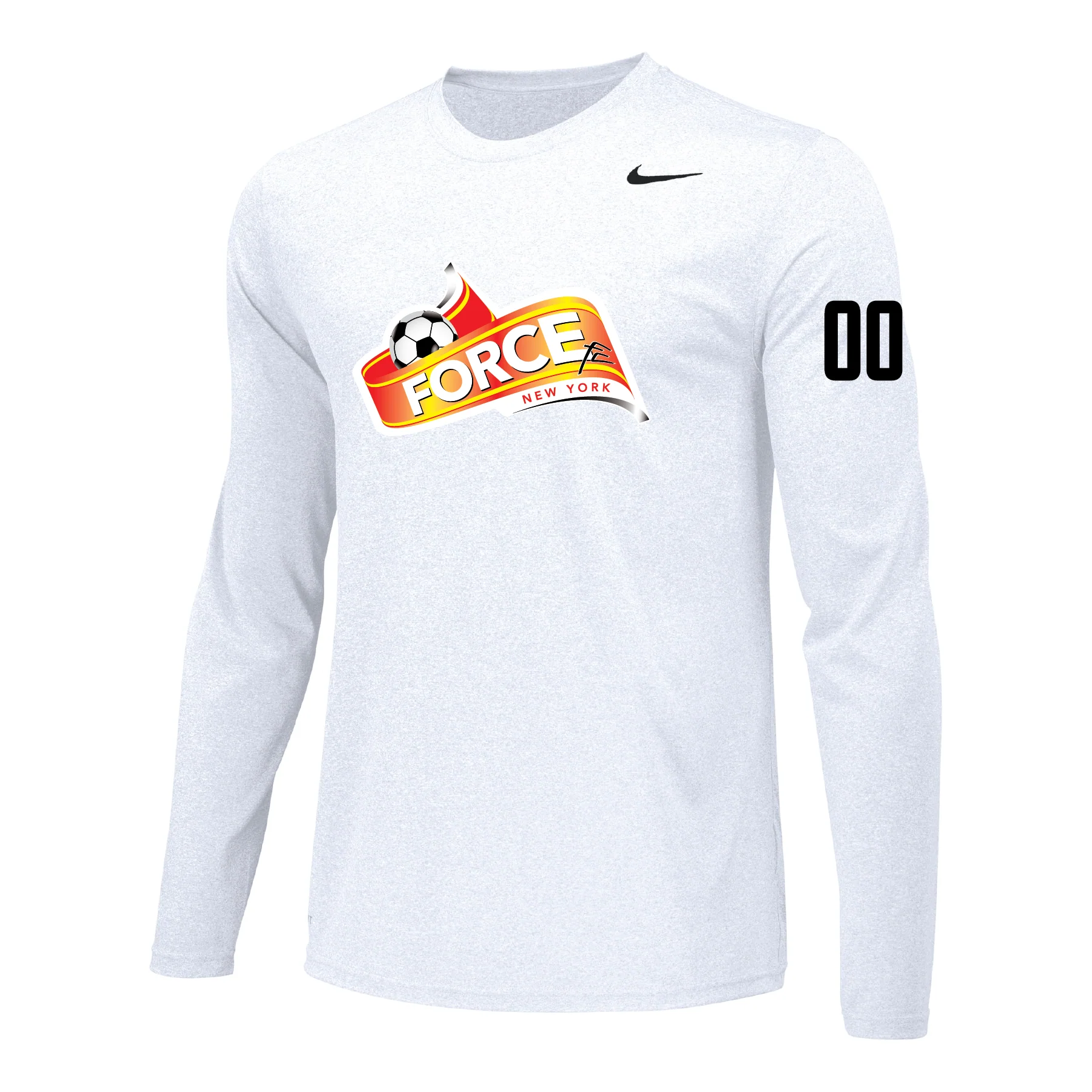 FORCE Nike Legend Long Sleeve Shirt White