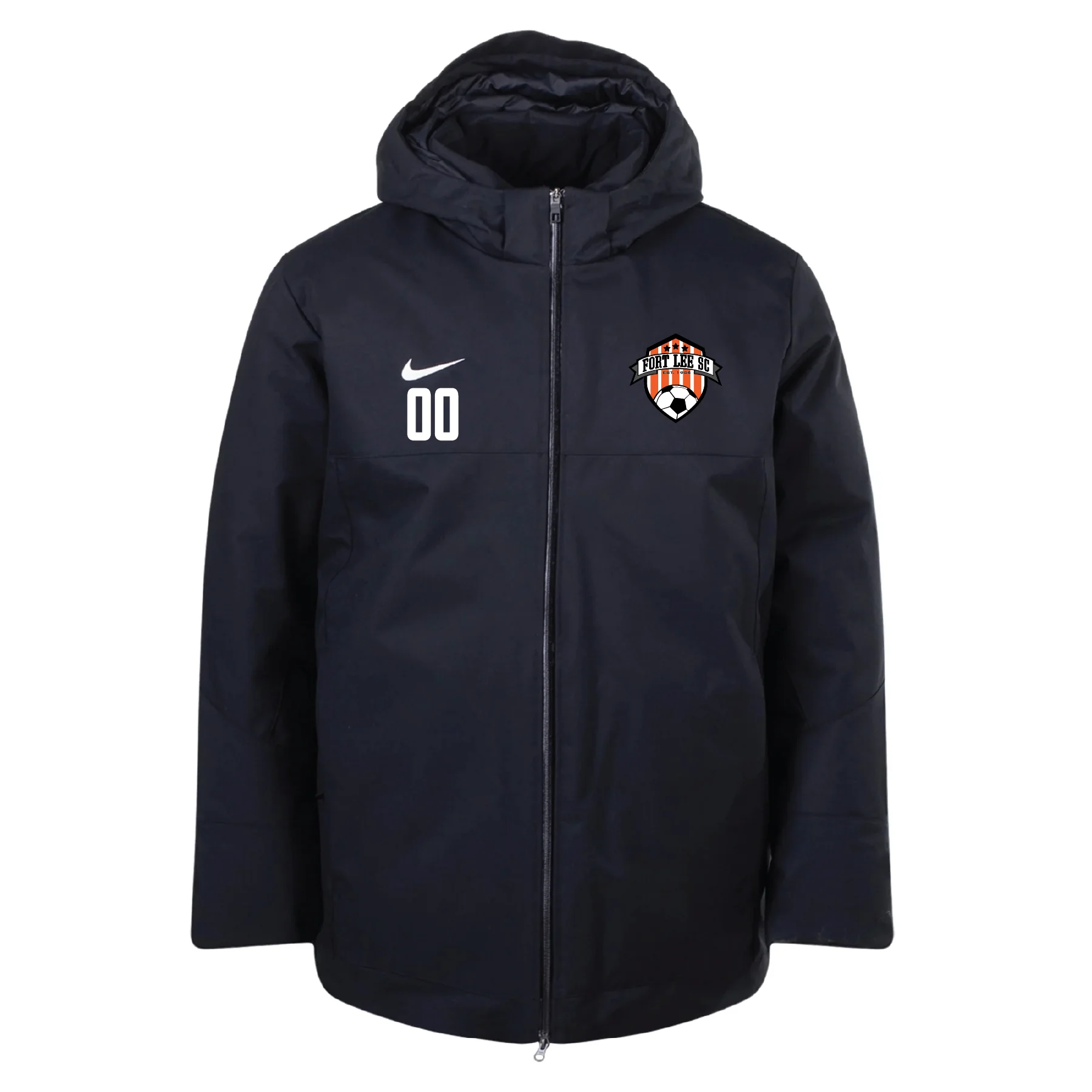 Fort Lee Nike Down Fill Parka Jacket Black