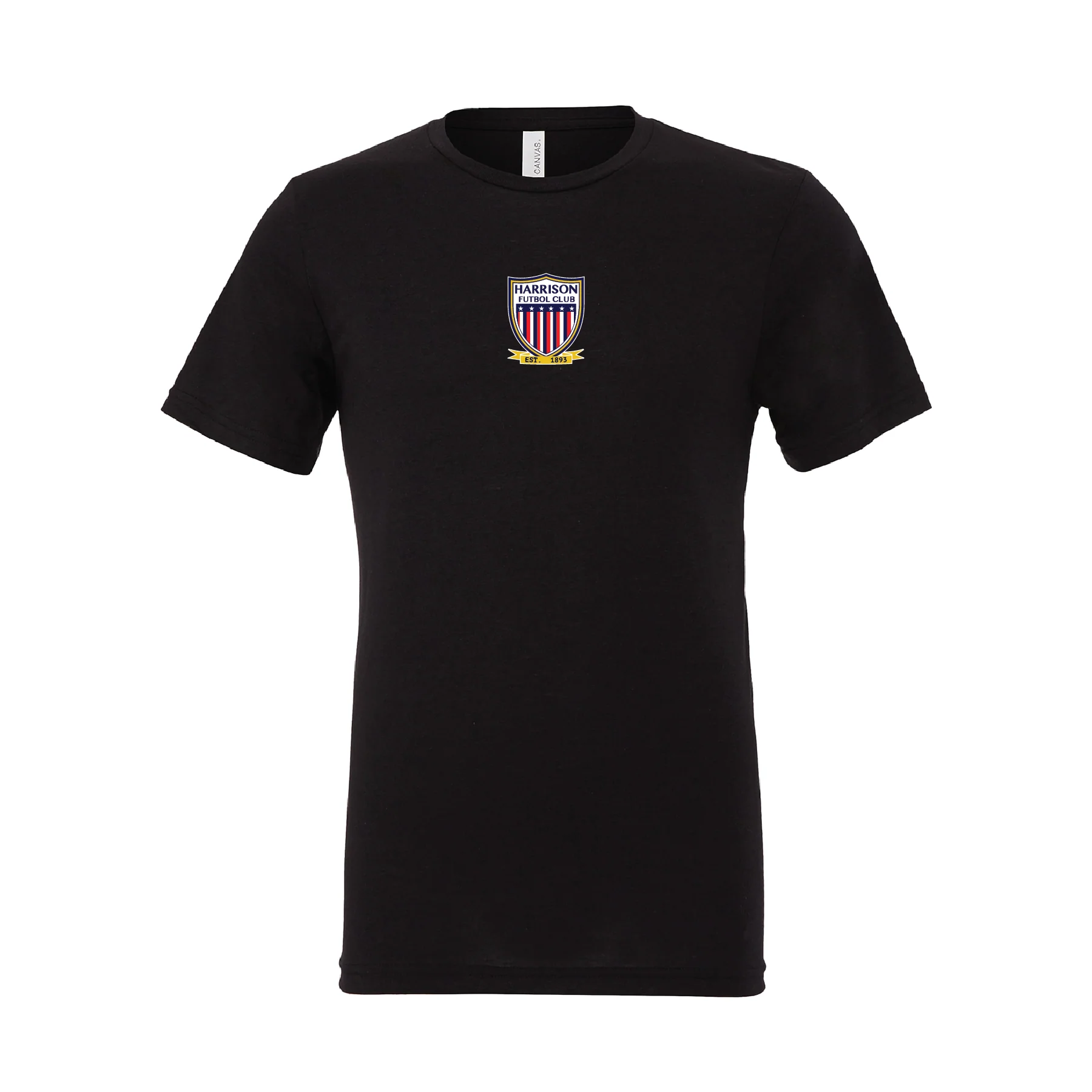 Harrison FC (Patch) Bella + Canvas Short Sleeve Triblend T-Shirt Solid Black