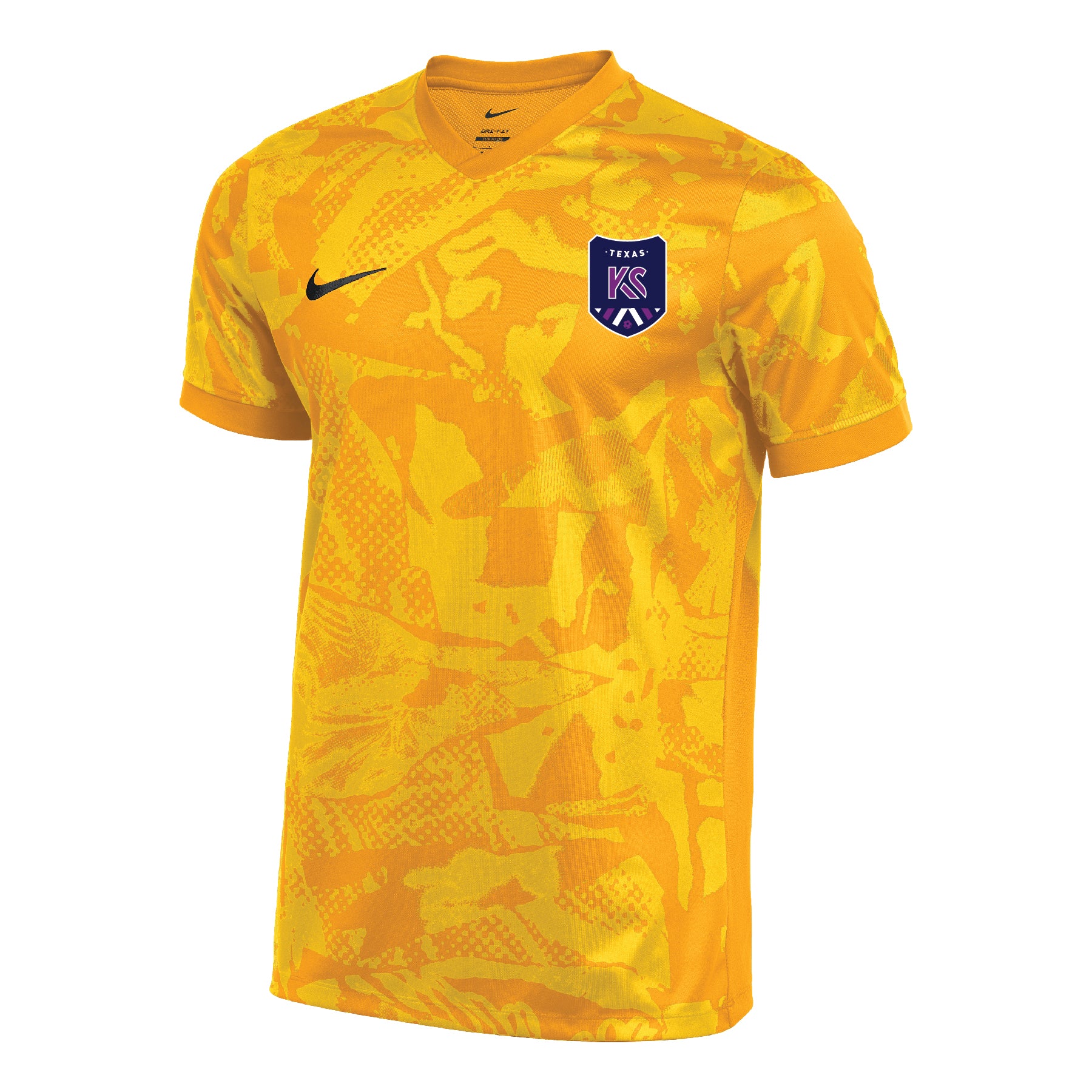 Kaptiva Sports Academy TX Nike Precision VII GK Jersey Gold