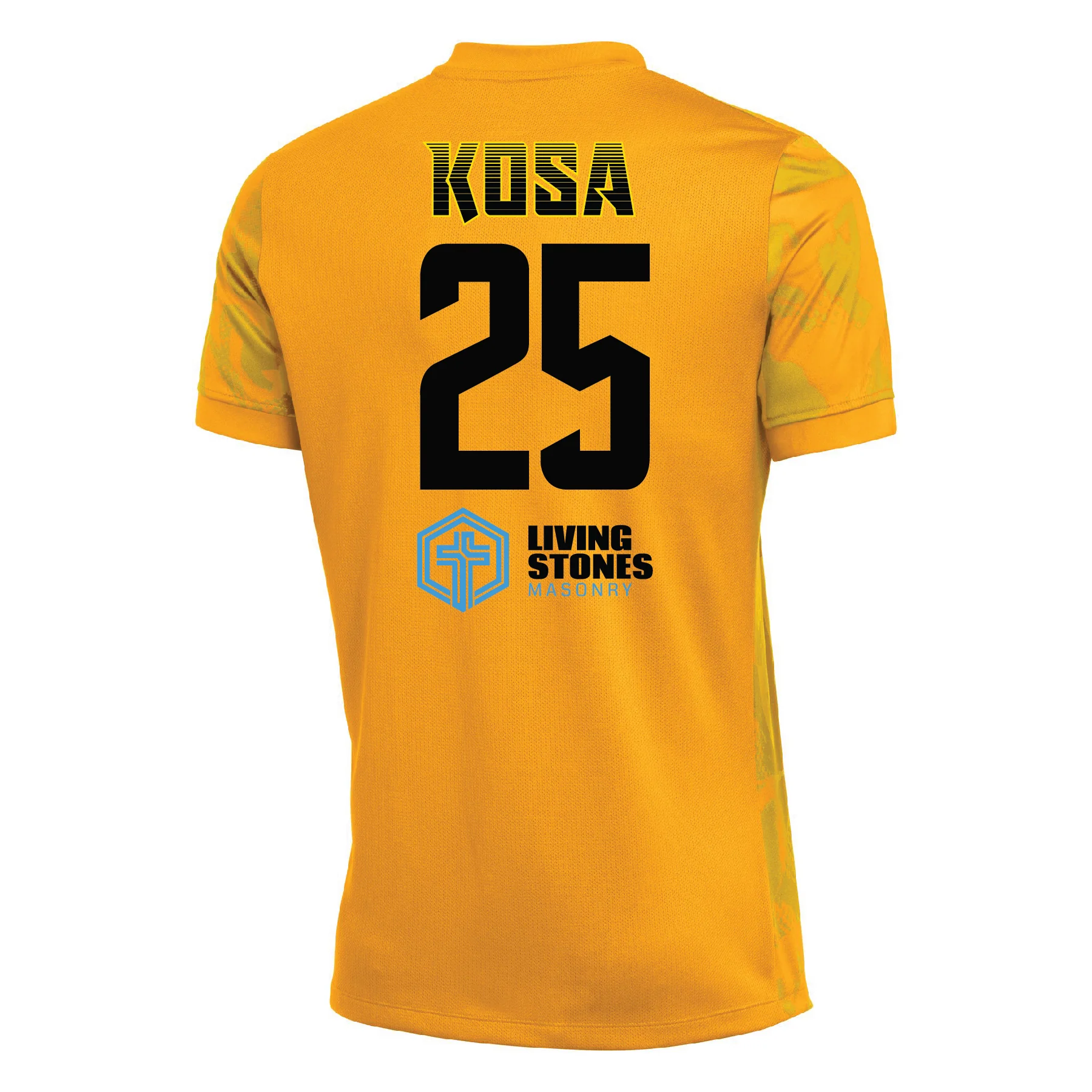 KOSA SC Pennsylvania Nike Precision VII Jersey Gold - Image 2