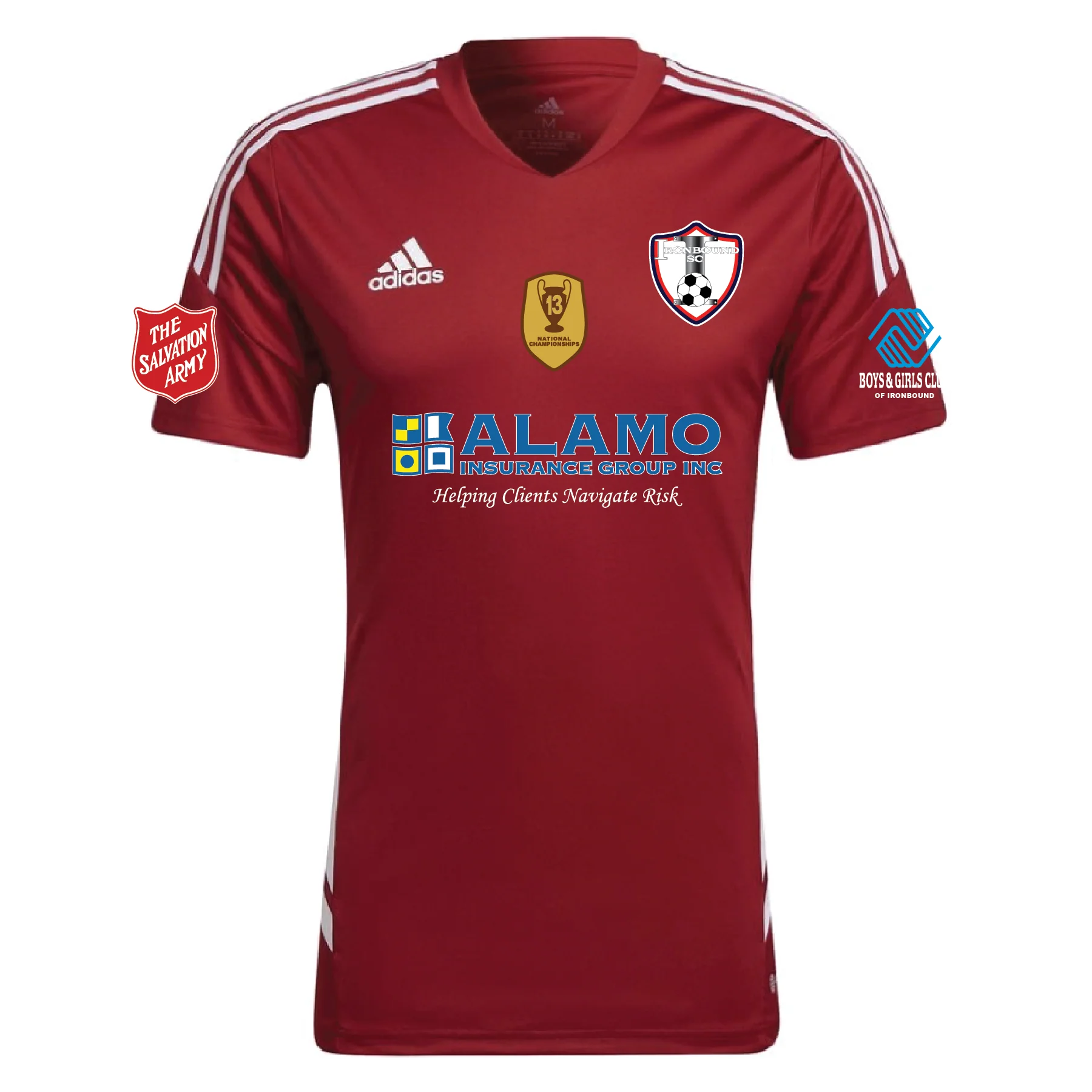 Ironbound SC adidas Tiro 24 Jersey Red - Image 3