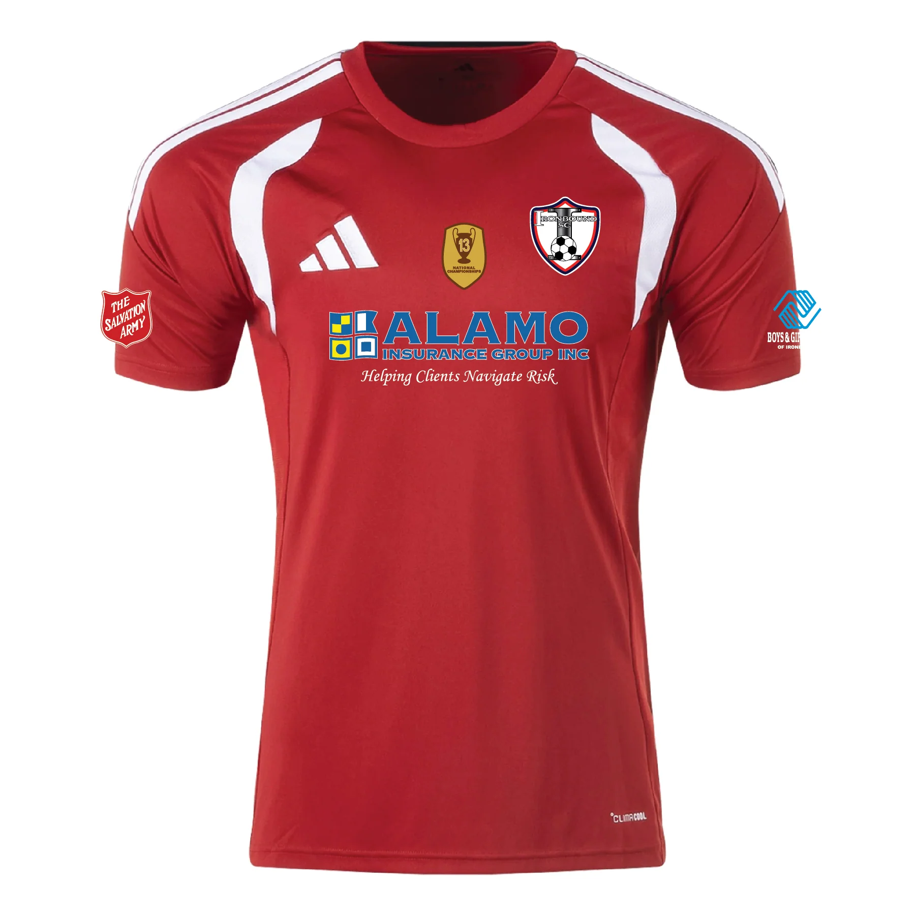 Ironbound SC adidas Tiro 24 Jersey Red - Image 4