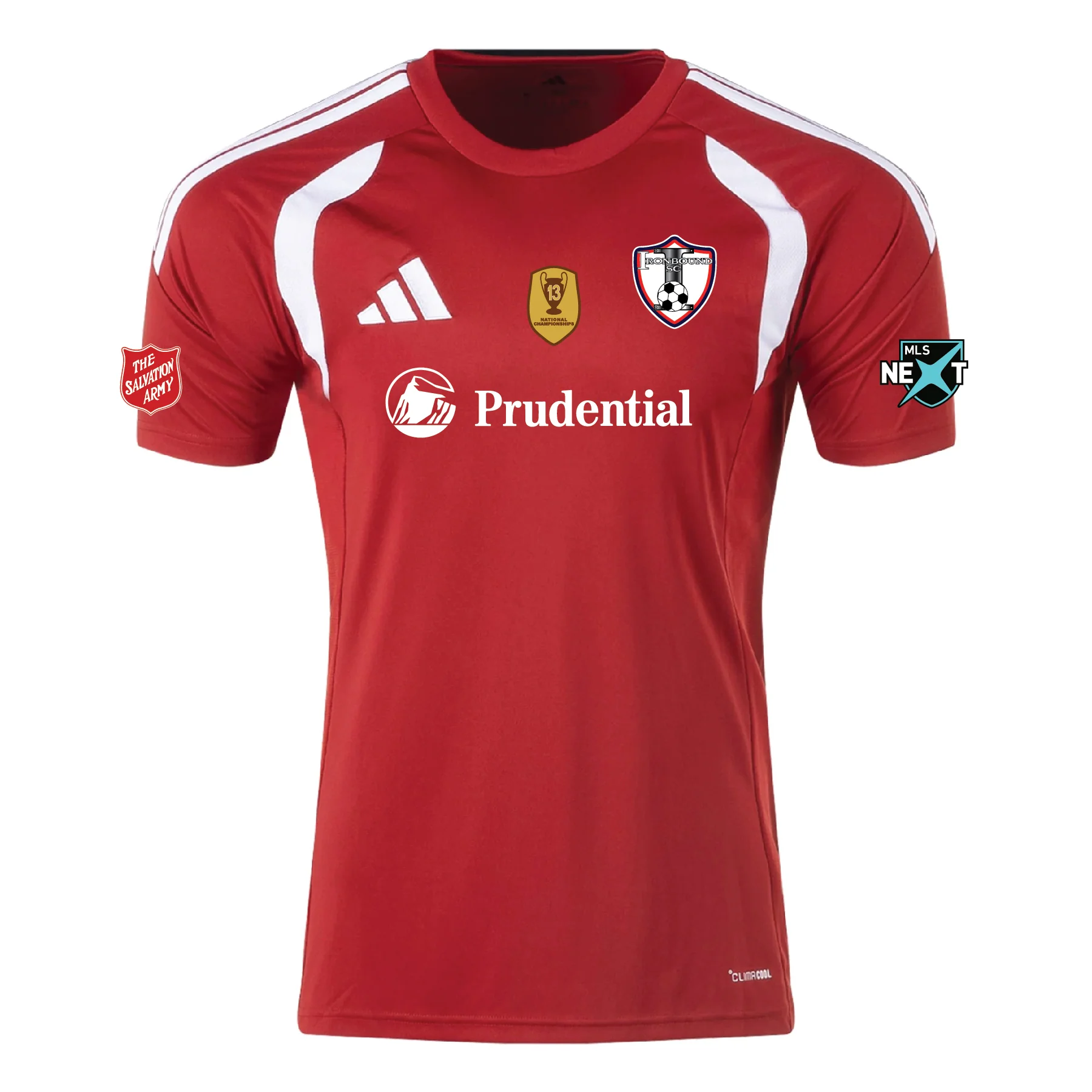 Ironbound SC MLS adidas Tiro 24 Jersey Red - Image 3