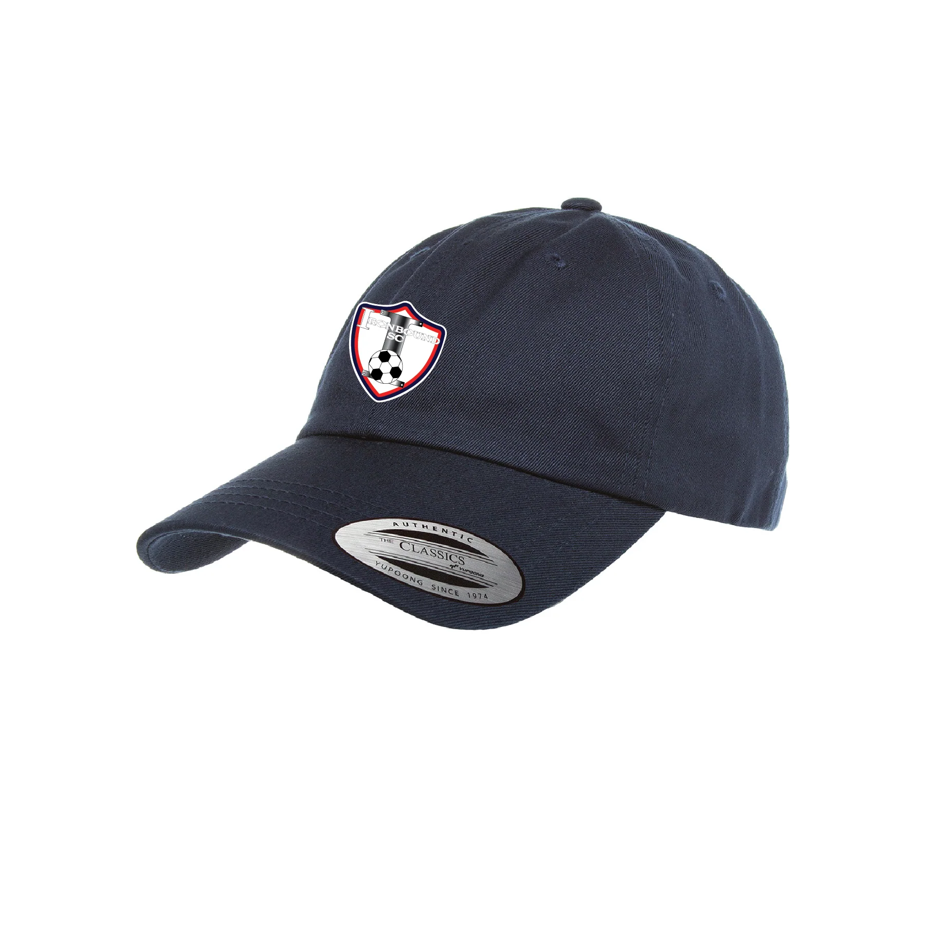 Ironbound SC Yupoong Cotton Twill Dad Cap Navy
