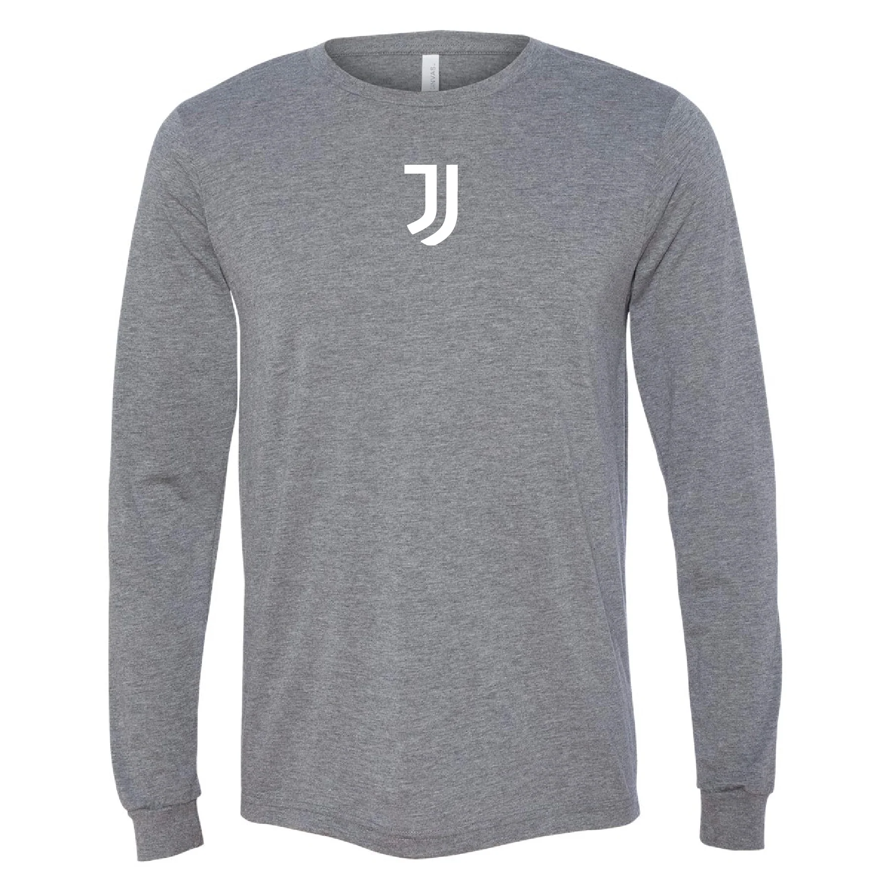 JAB Central - Crest Long Sleeve Triblend T-Shirt in Grey - Youth/Adult