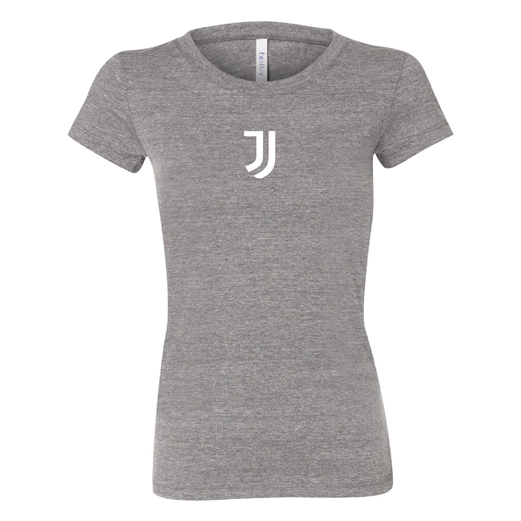 Juventus Academy Boston Crest Short Sleeve Triblend Grey T-Shirt - Youth/Men's/Women's - Image 2