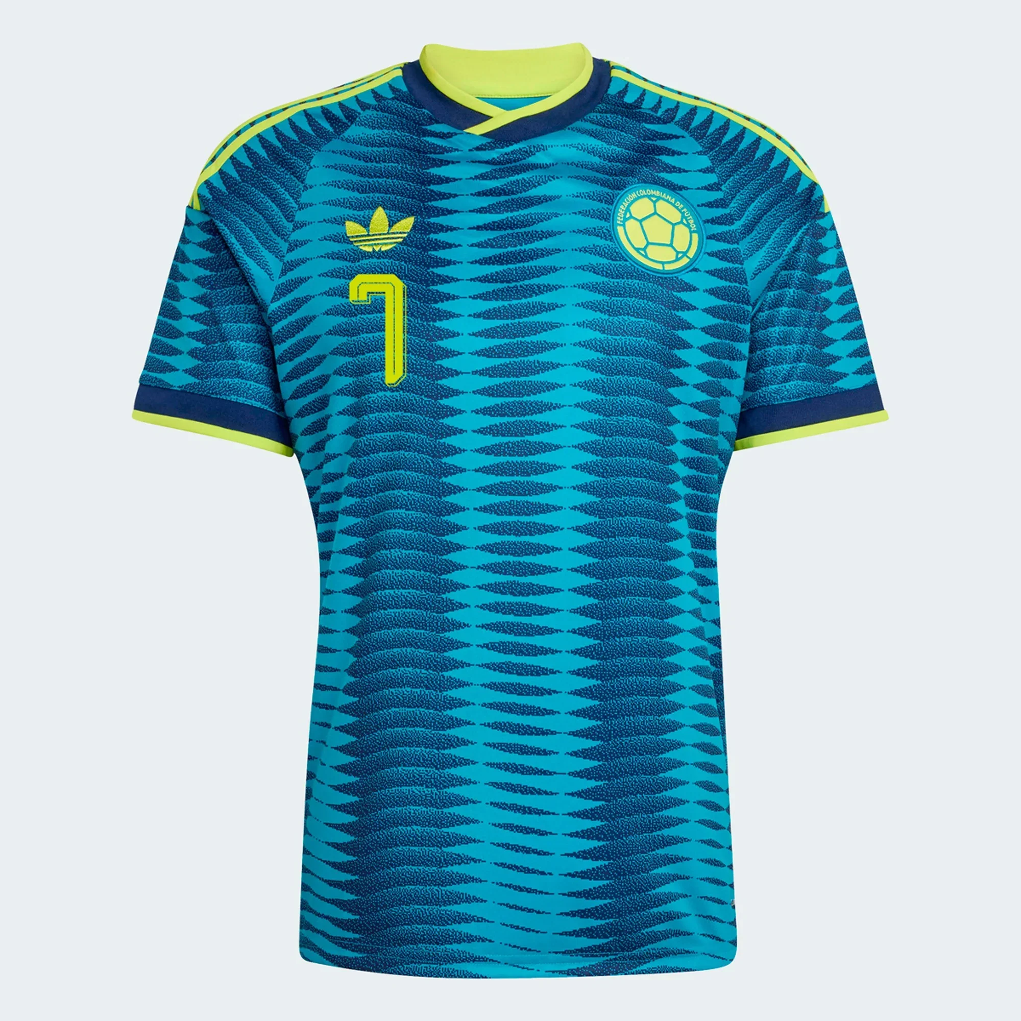 Kid's Replica adidas Luis Diaz Colombia Away Jersey 2026 - Image 2
