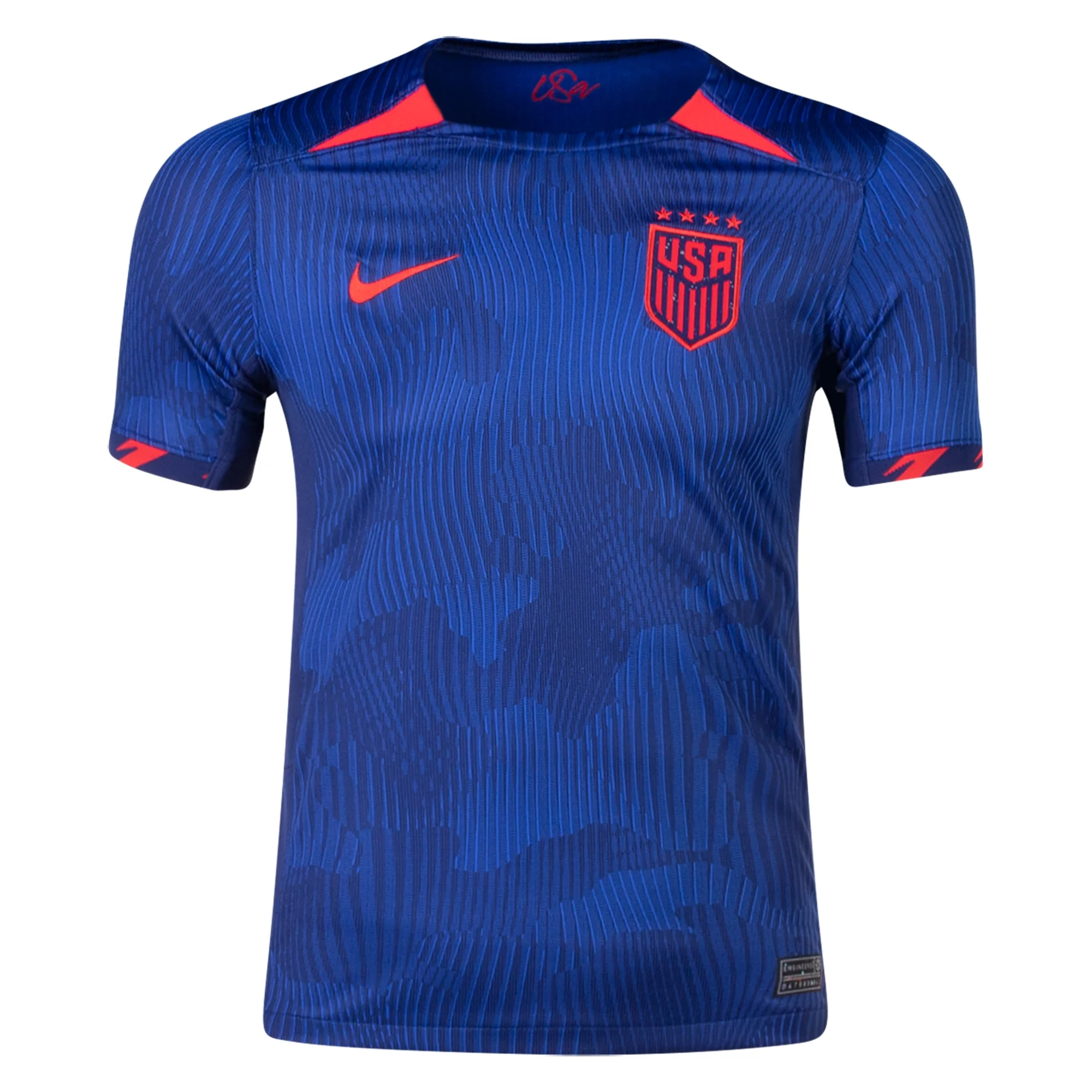 Kid's Replica Nike USWNT 4 STAR Away Jersey 2023