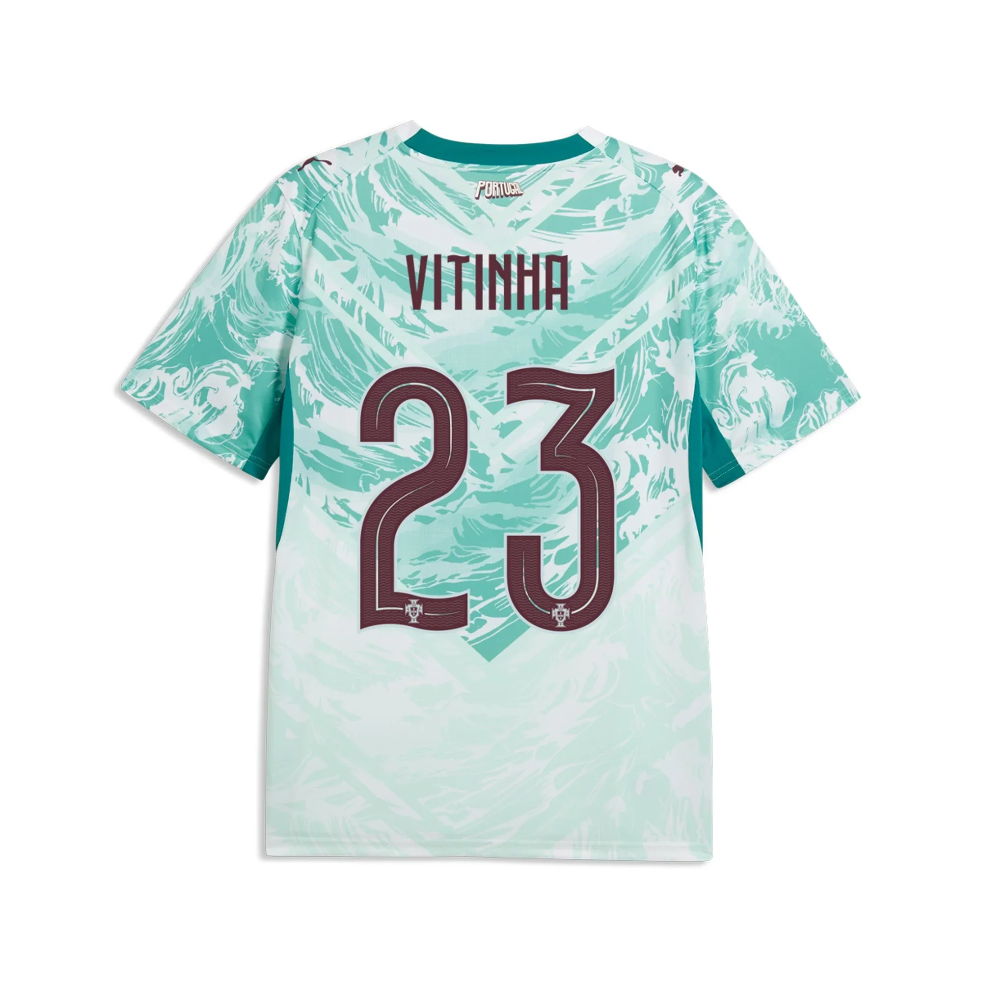 Kid's Replica Puma Vitinha Portugal Away Jersey 2026