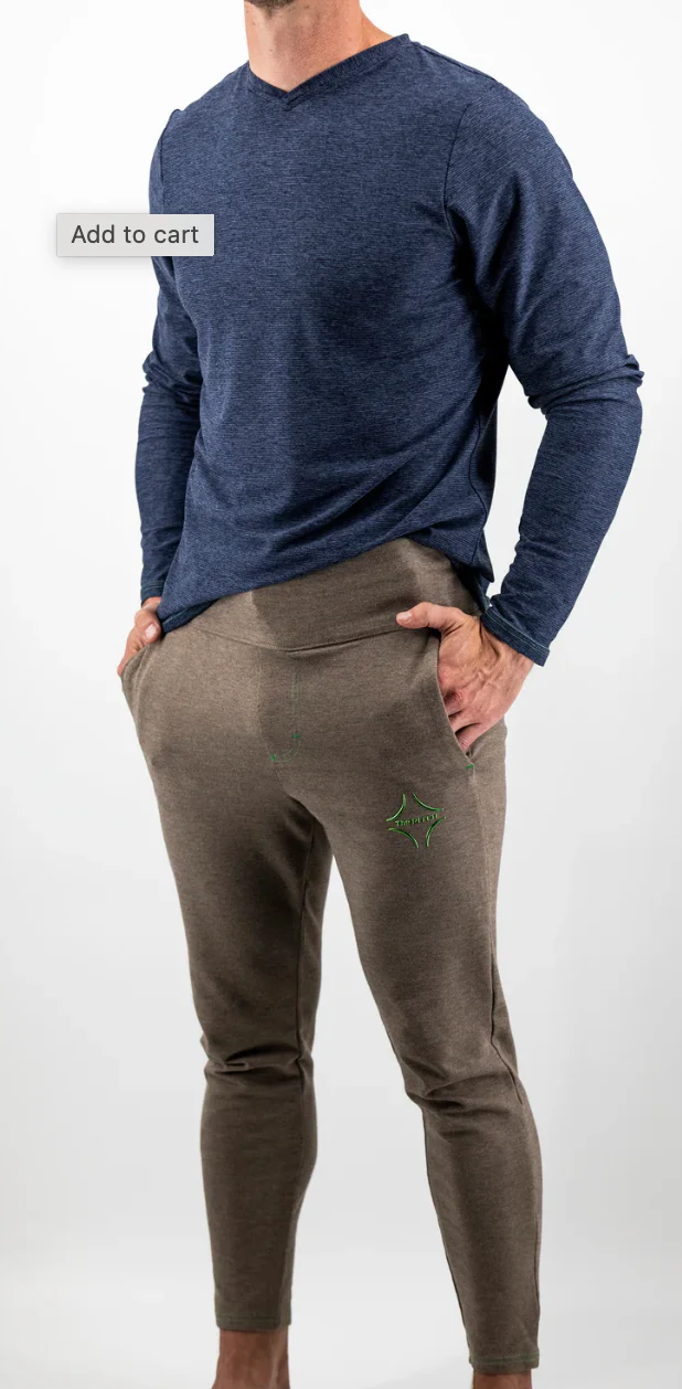 Pasadena PITCH Performance Fanatico Jogger Khaki (high quality/athleisure) - Image 5