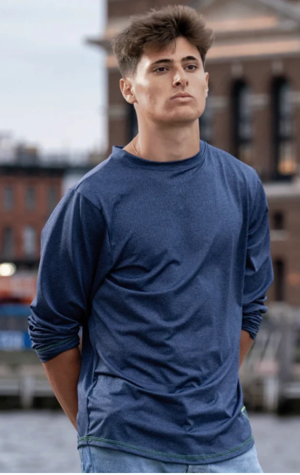 CIU PITCH Performance Rabona Long Sleeve Crew Neck Dark Grey (high quality/athleisure) - Image 3