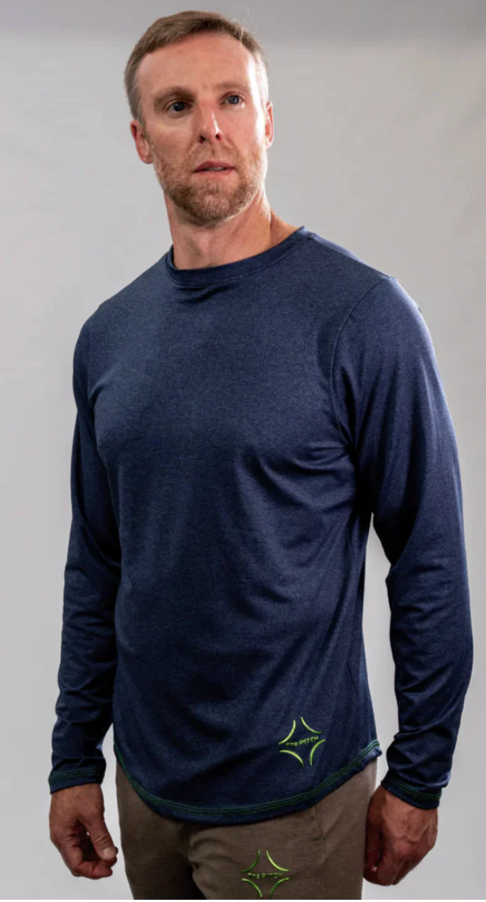 CIU PITCH Performance Rabona Long Sleeve Crew Neck Dark Grey (high quality/athleisure) - Image 4