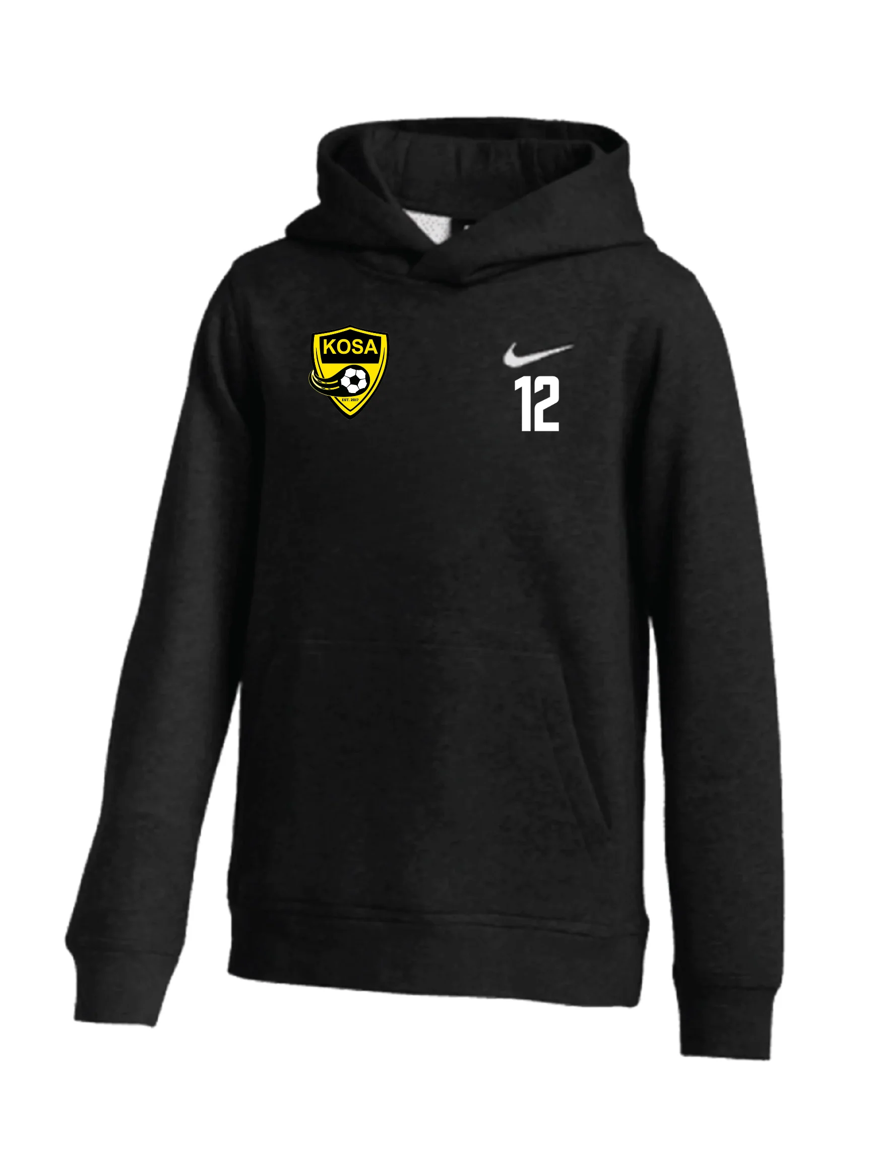 KOSA SC NOSA Nike Club Hoodie Black