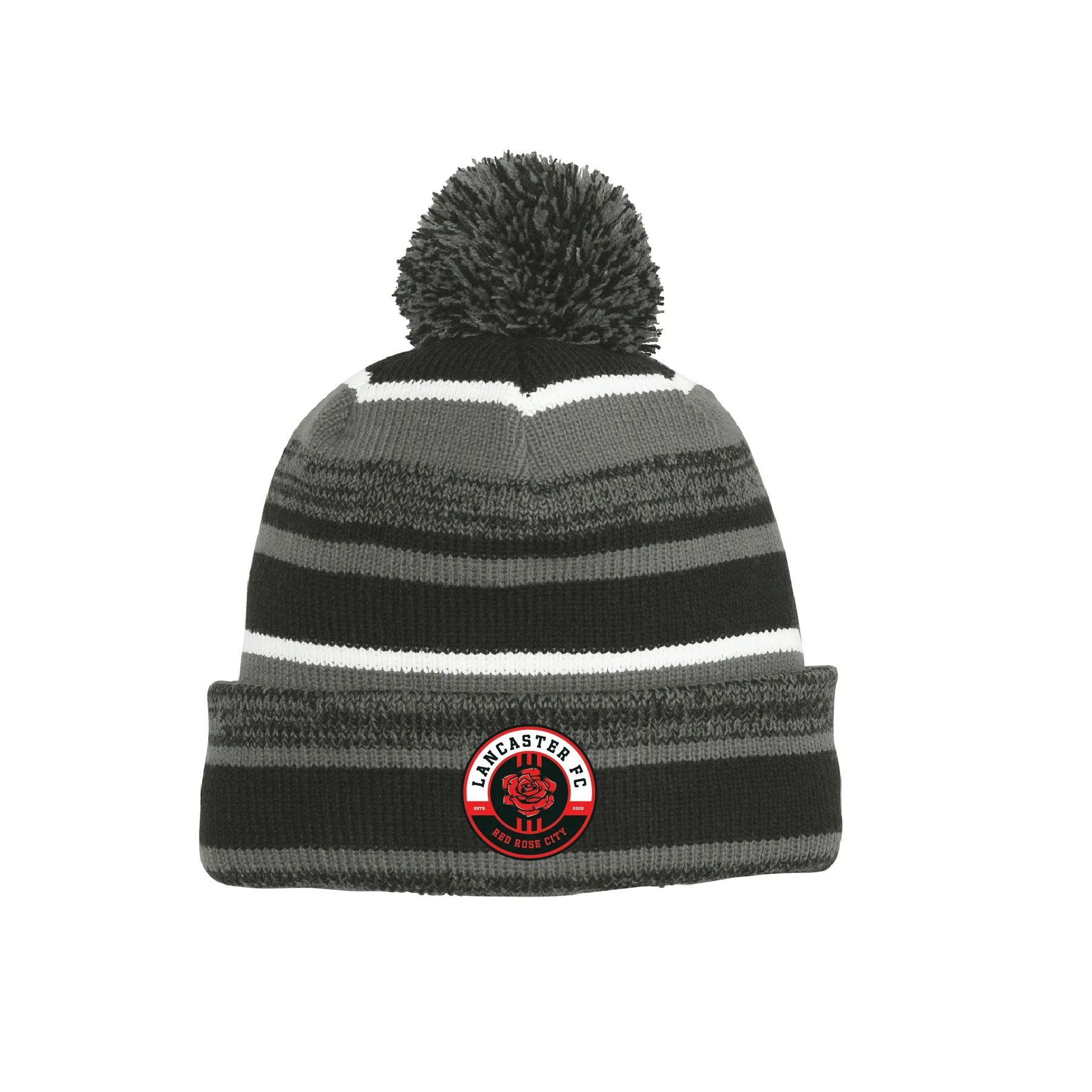 Lancaster FC New Era Sideline Bobble Beanie Black