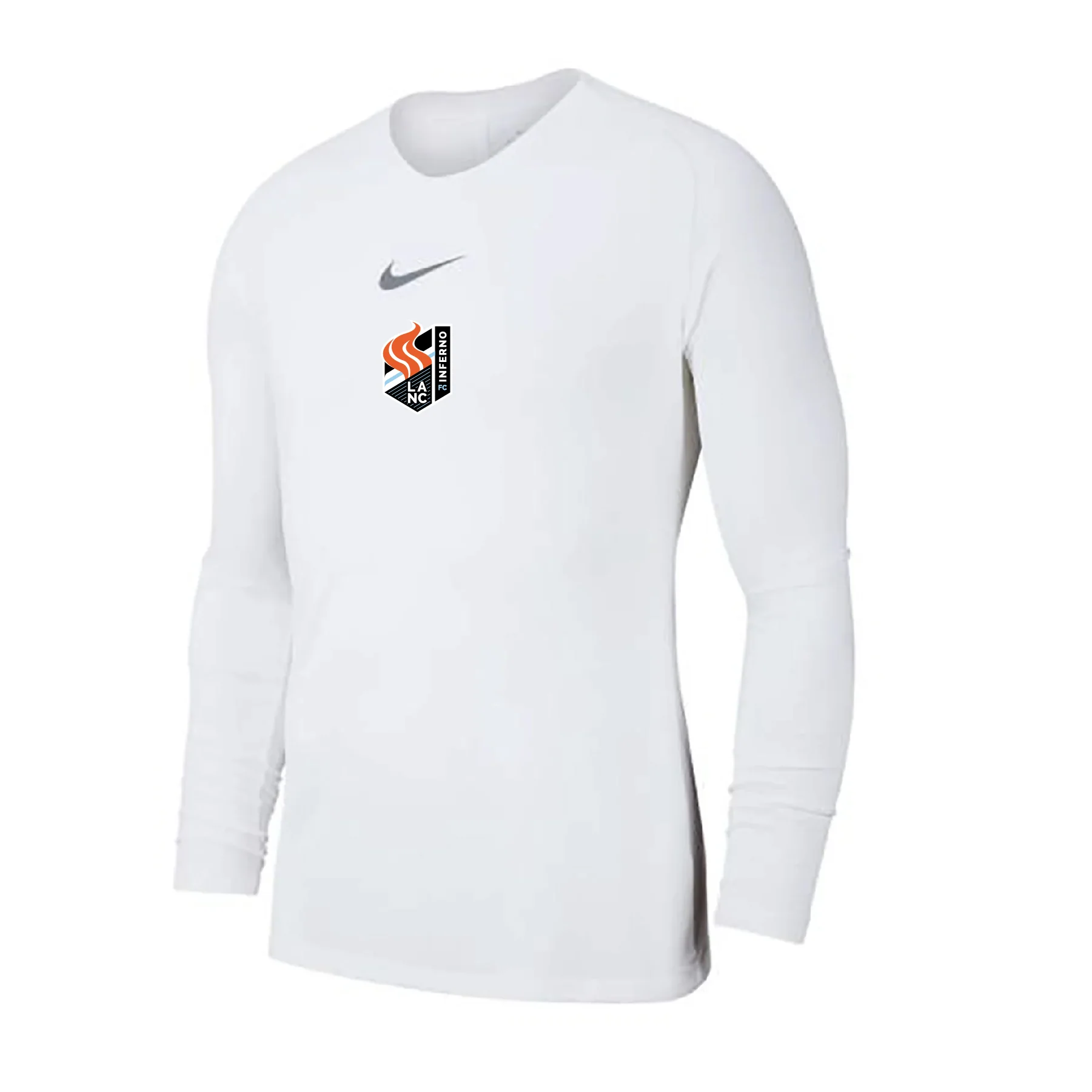 Lancaster Inferno Nike Park LS First Layer Compression White