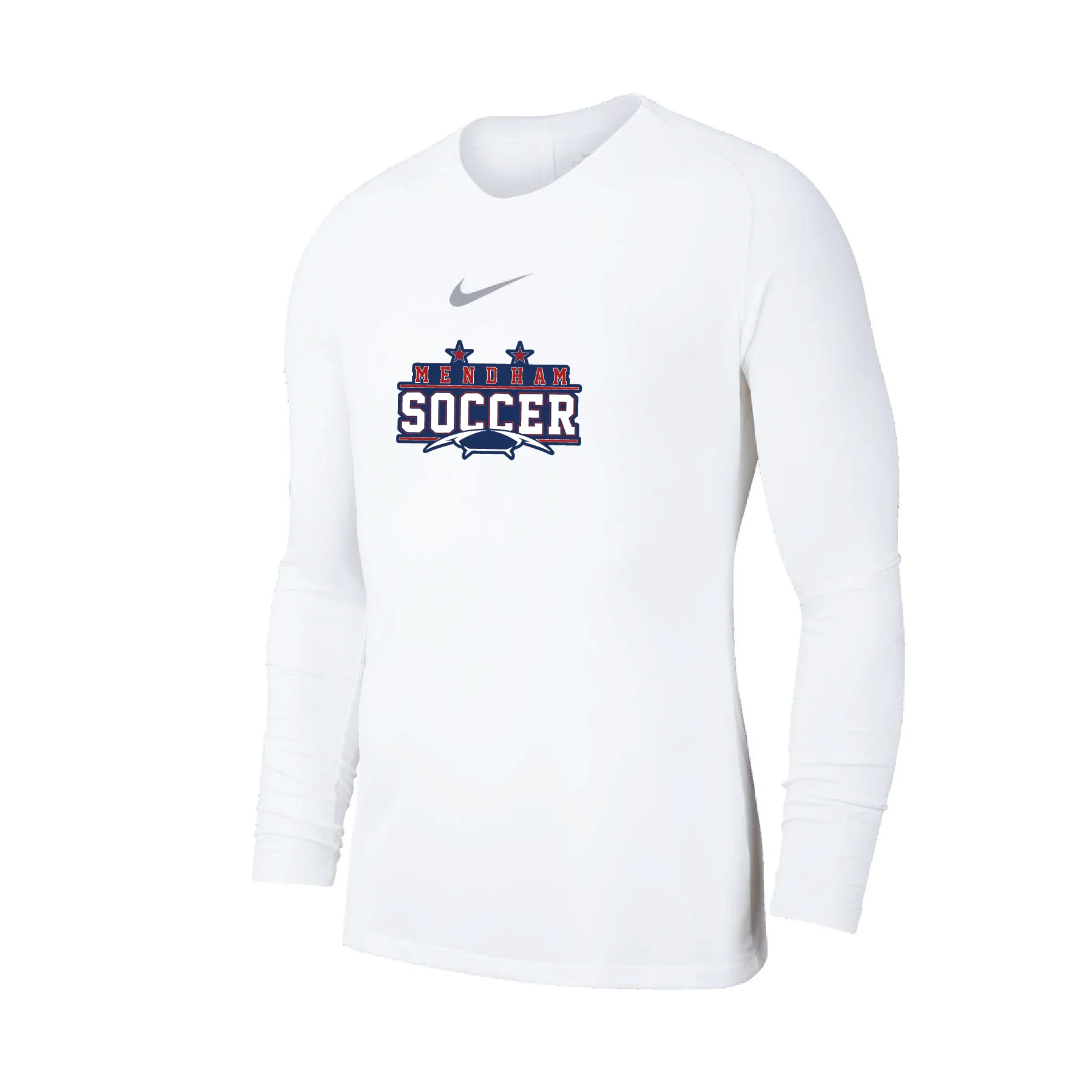 Mendham HS Nike Park LS First Layer Compression White