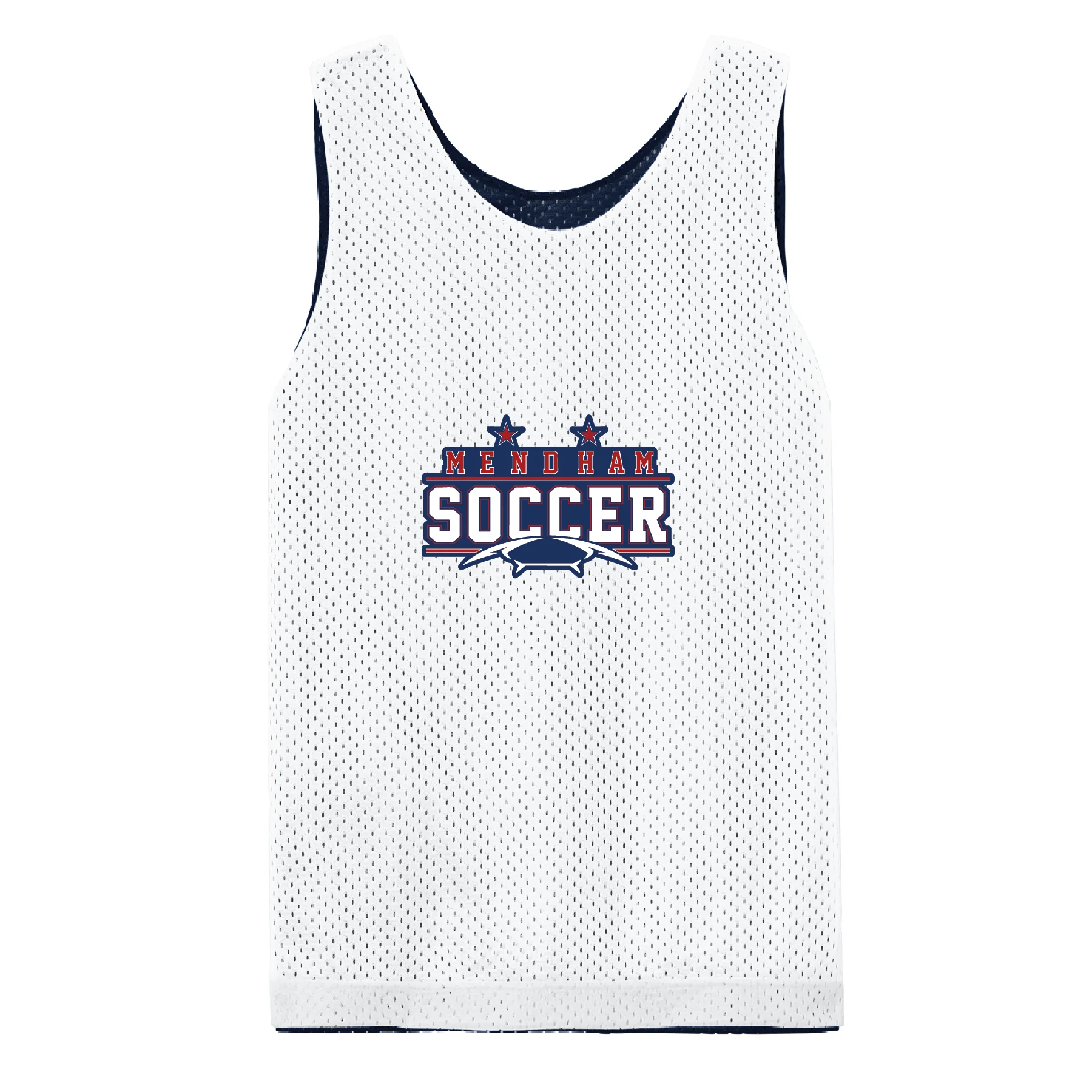 Mendham HS Reversible Pinnie Navy - Image 3