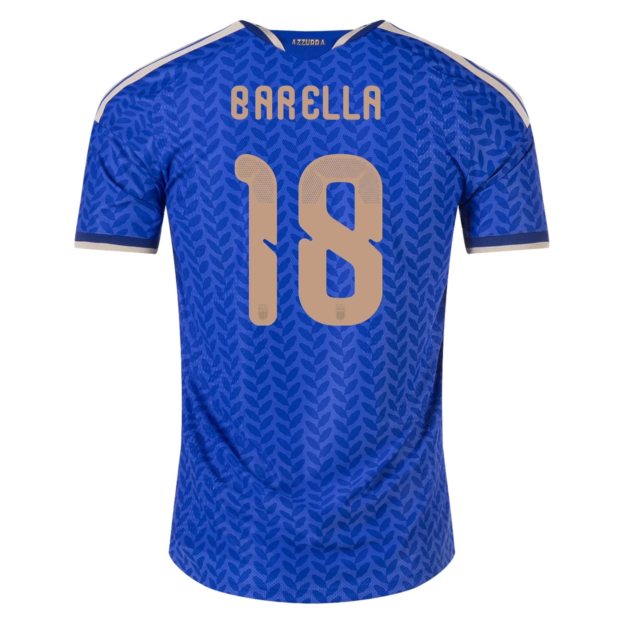 Men's Authentic adidas Barella Italy Home Jersey 2026