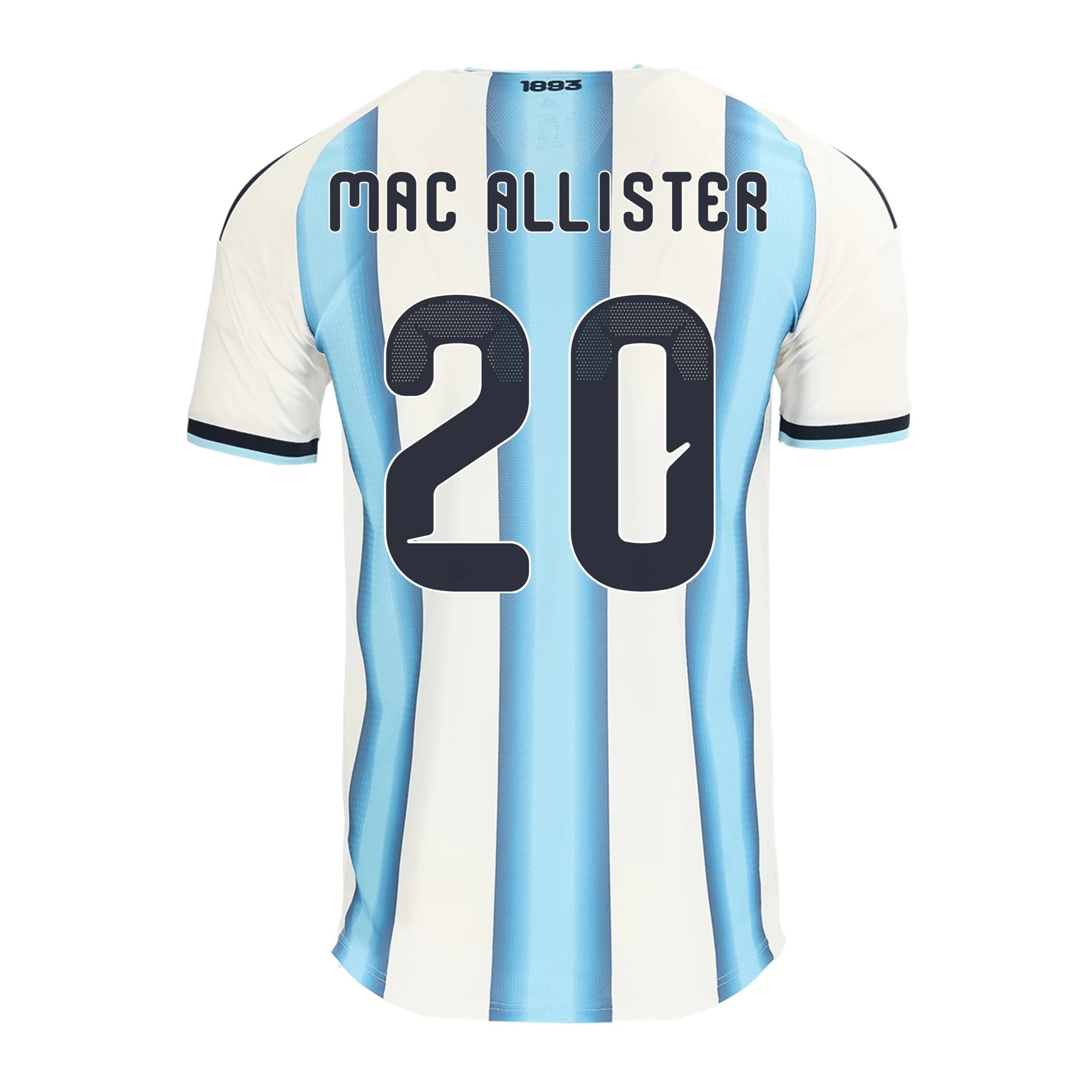 Men's Authentic adidas Mac Allister Argentina Home Jersey 2026
