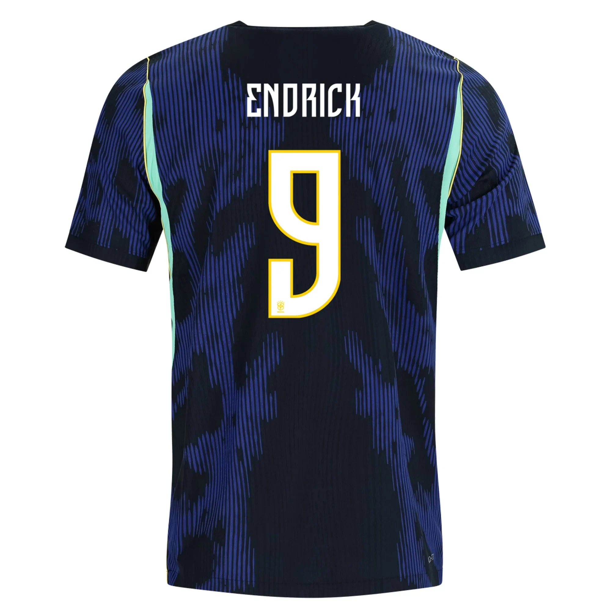 Men's Authentic Nike Endrick Brazil Away Jersey 2026