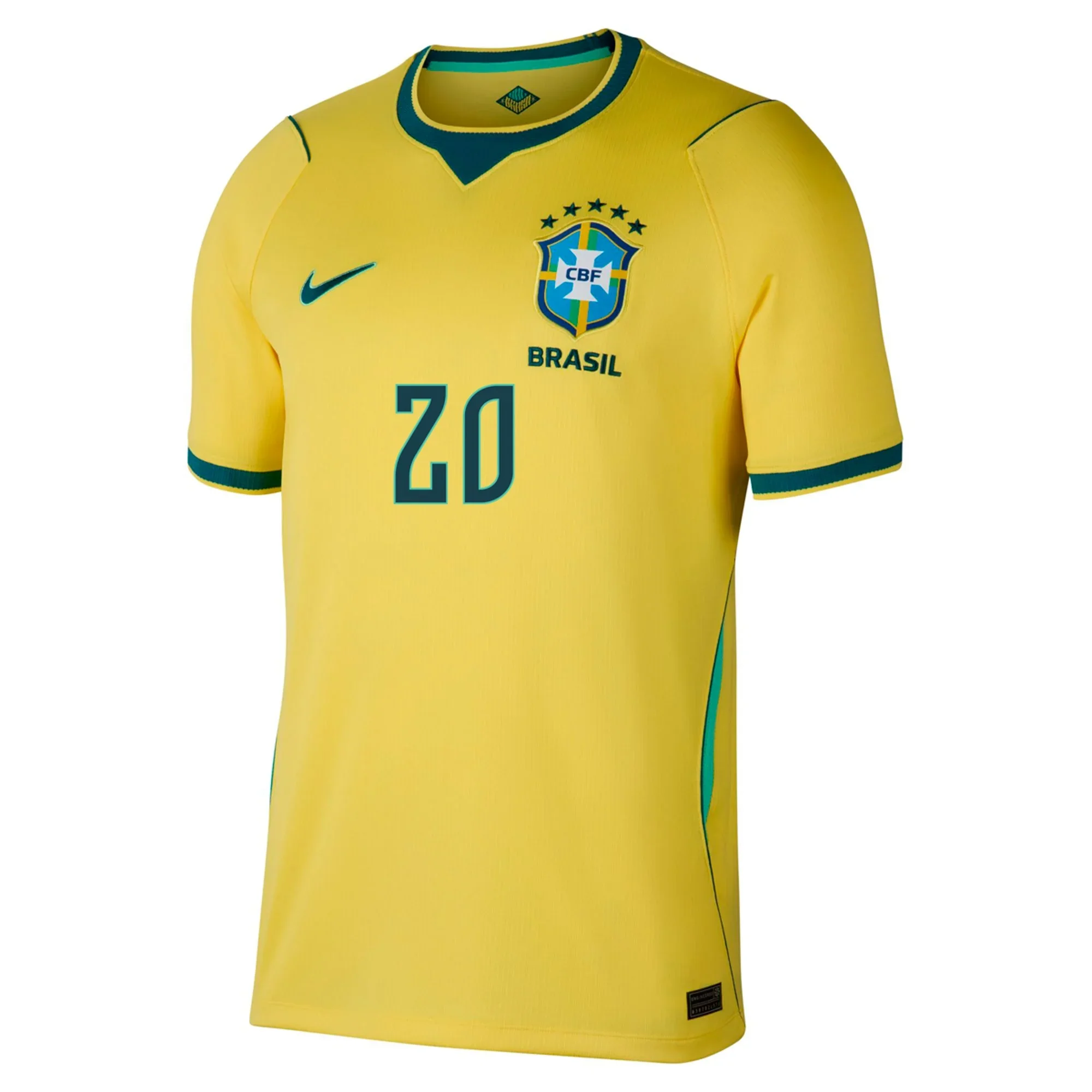 Men's Authentic Nike Estevao Brazil Home Jersey 2026 - Image 2