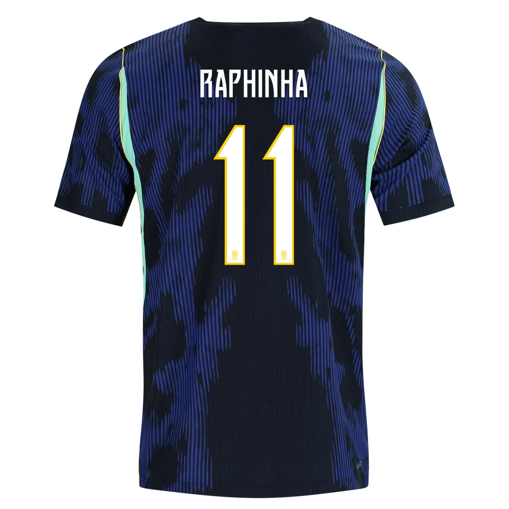 Men's Authentic Nike Raphinha Brazil Away Jersey 2026