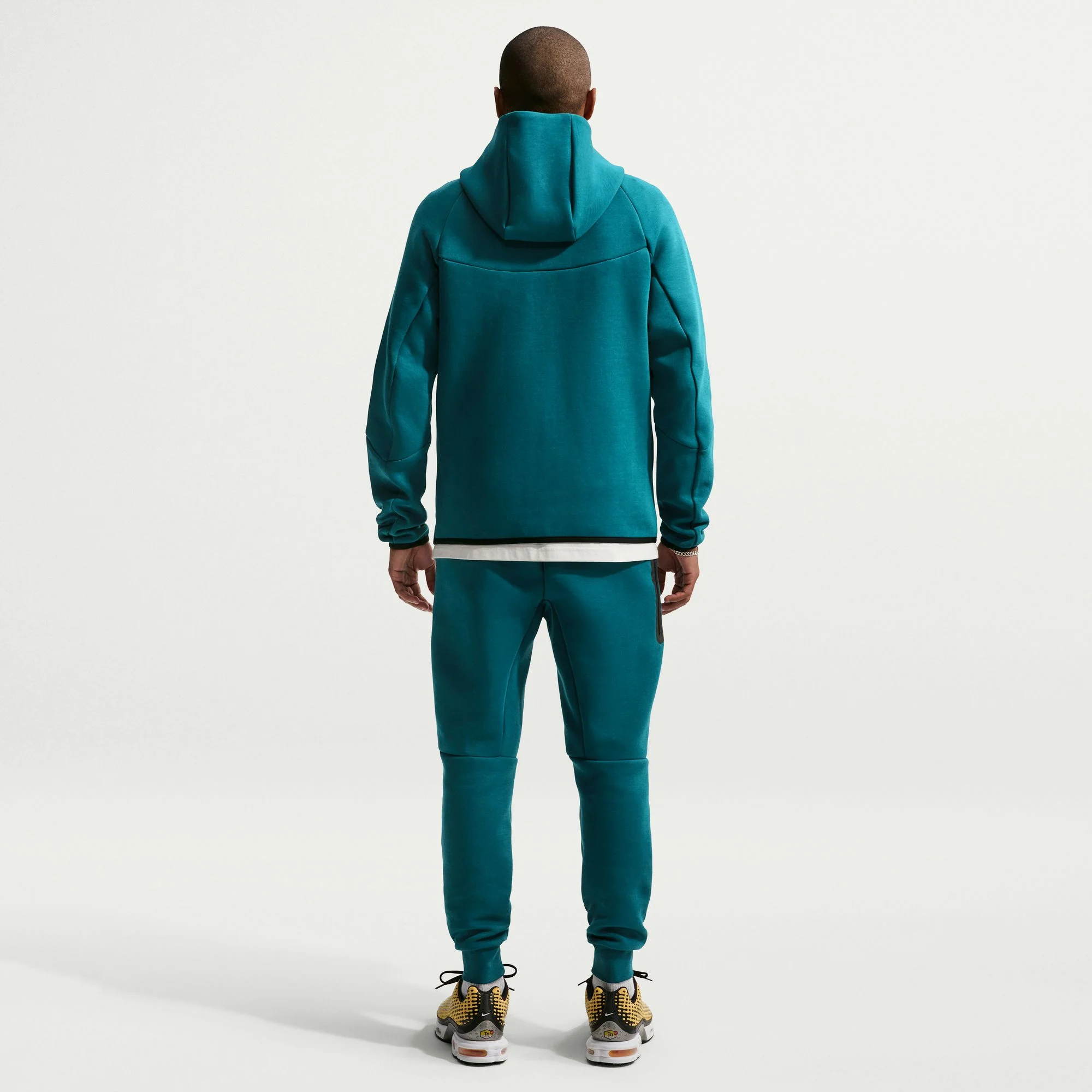 Men's Nike Soccer Full-Zip Hoodie Brazil Tech Fleece Windrunner - Image 2