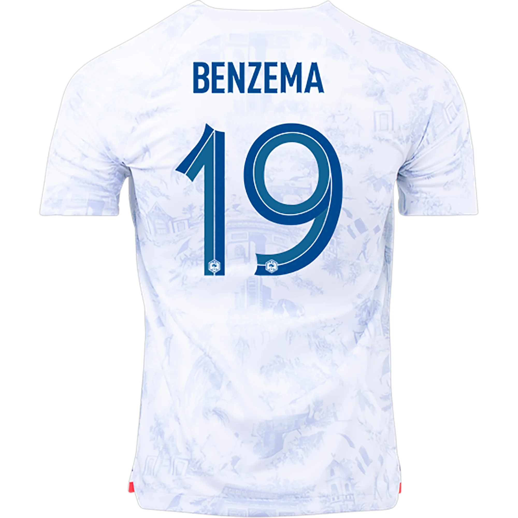 Men's Replica Nike Benzema France Away Jersey 2022