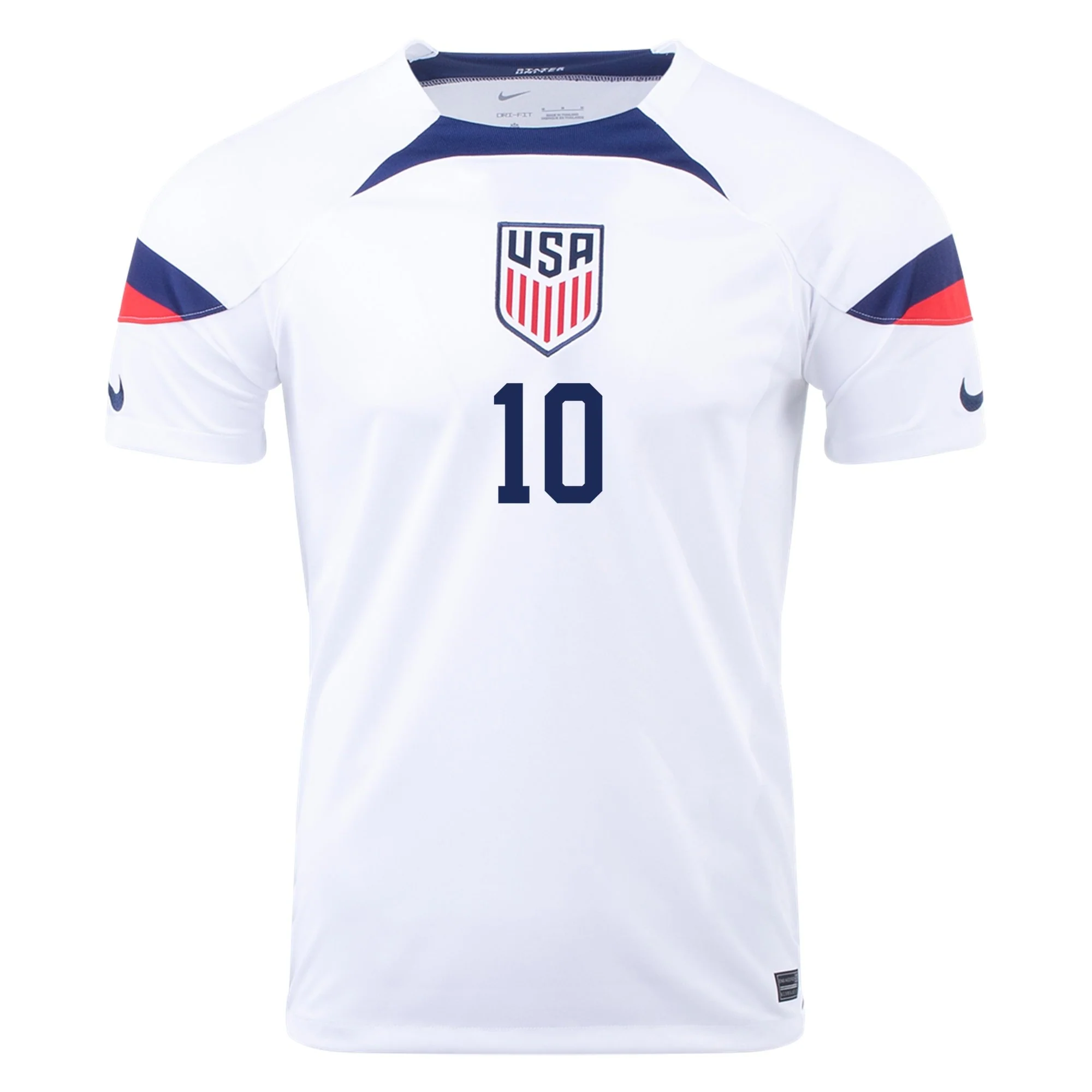 Men's Replica Nike Christian Pulisic USMNT Home Jersey 2022 - Image 2