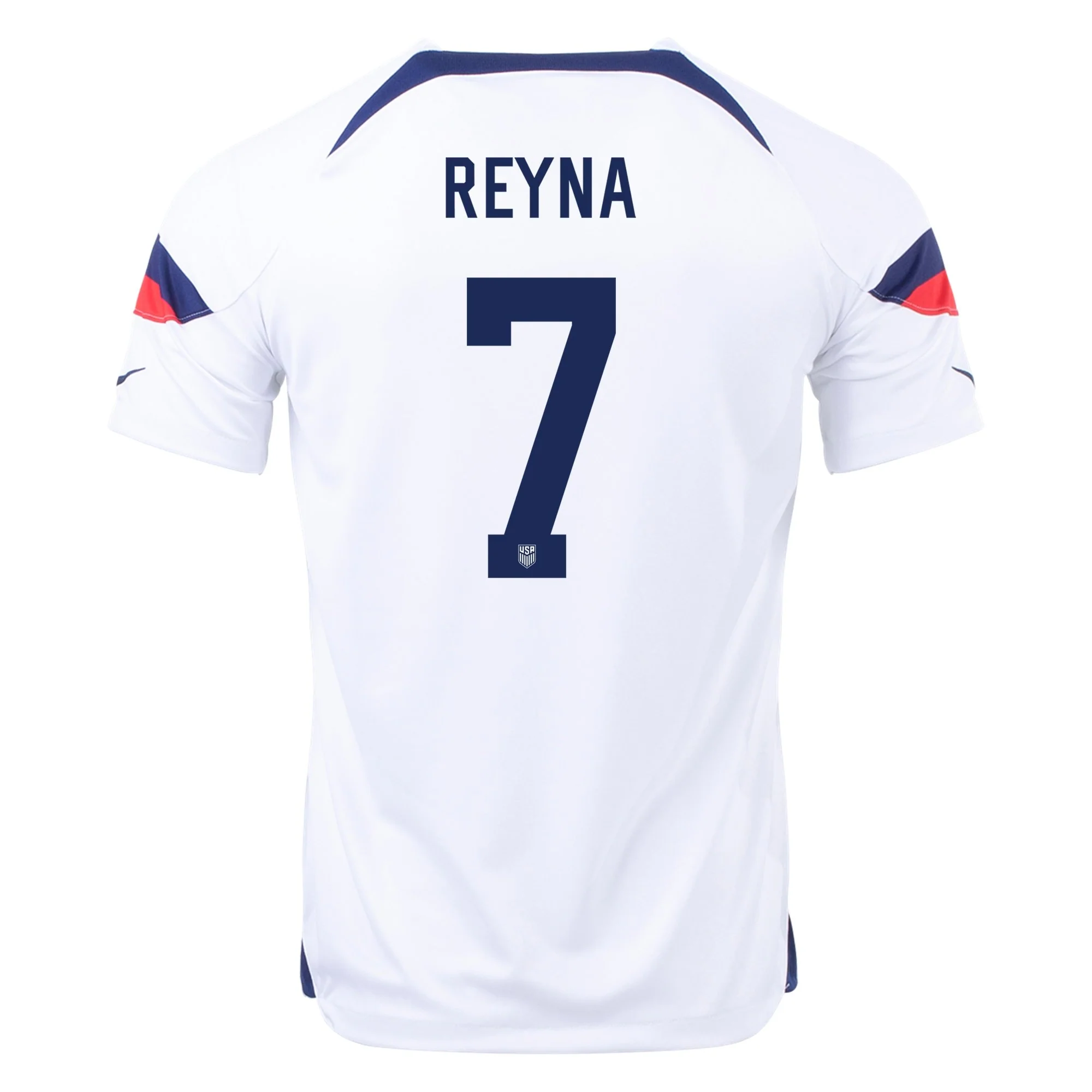 Men's Replica Nike Giovanni Reyna USMNT Home Jersey 2022