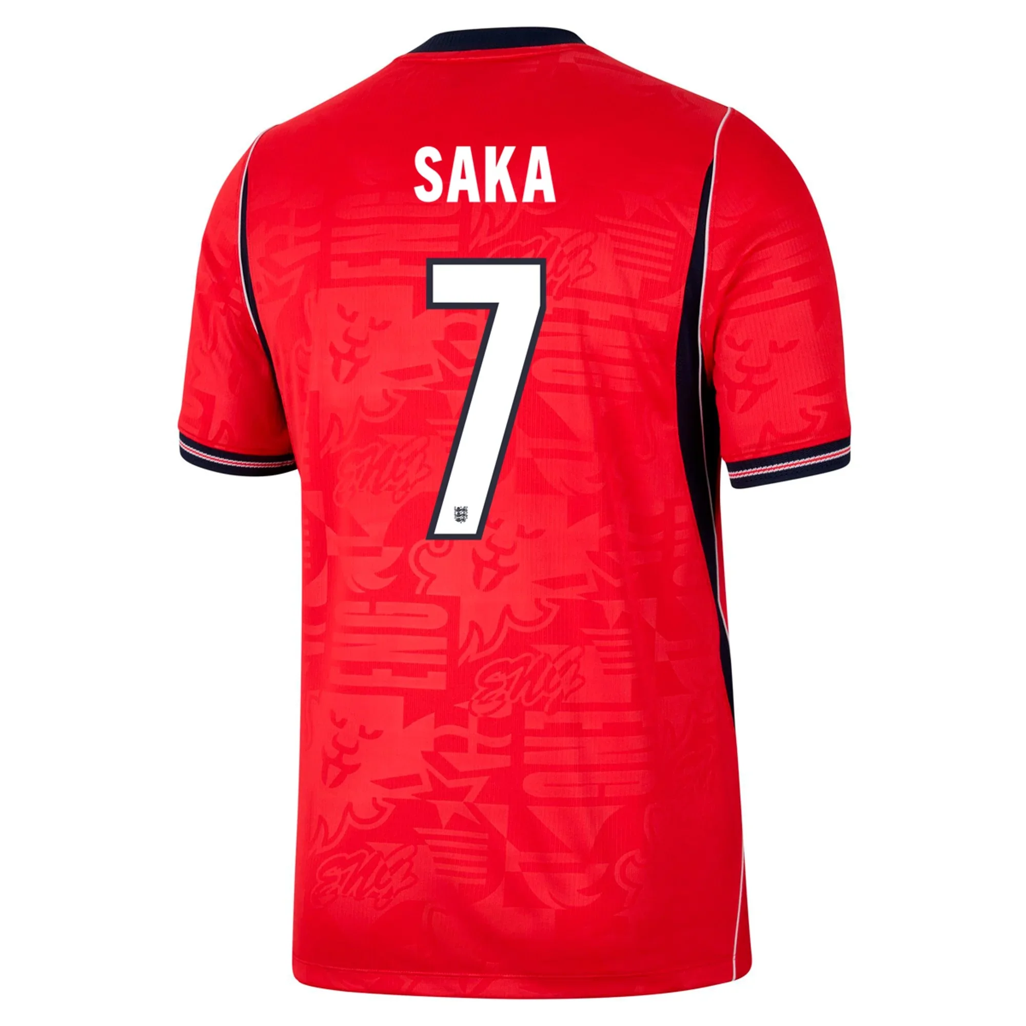 Men's Replica Nike Saka England Away Jersey 2026