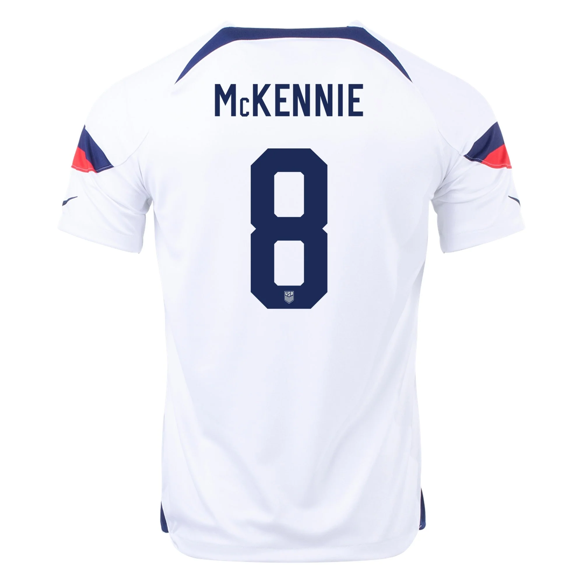 Men's Replica Nike Weston McKennie USMNT Home Jersey 2022
