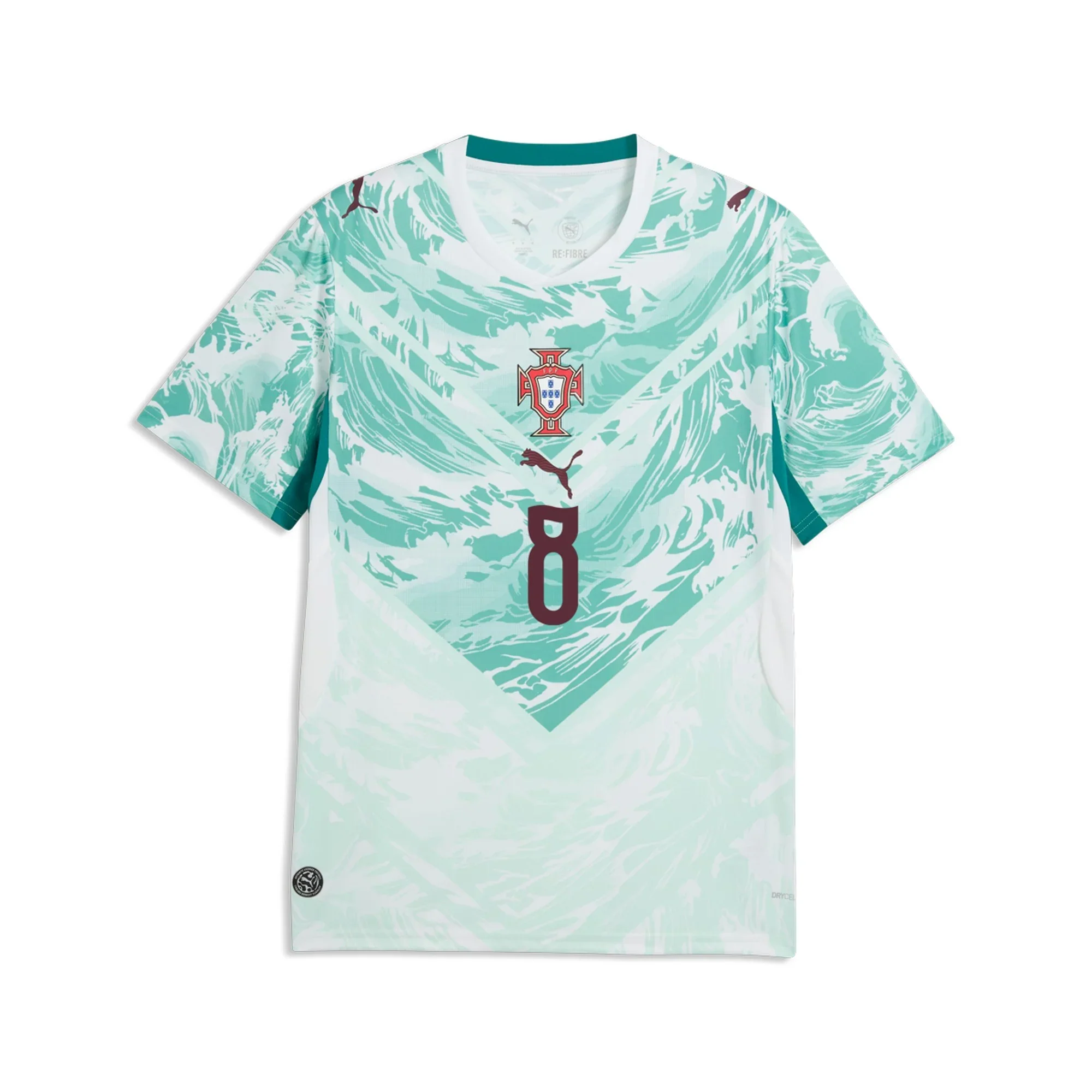 Men's Replica Puma B. Fernandes Portugal Away Jersey 2026 - Image 2