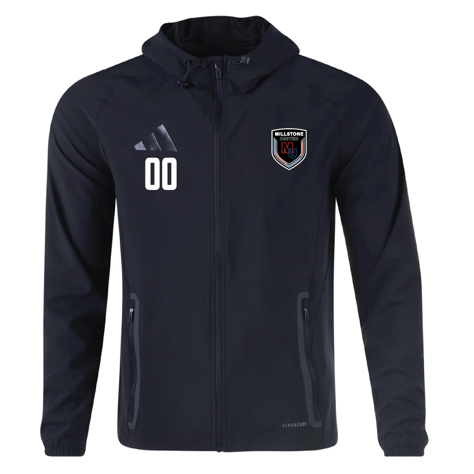 Millstone United adidas Tiro 25 Comp Hi-Vis Jacket Black