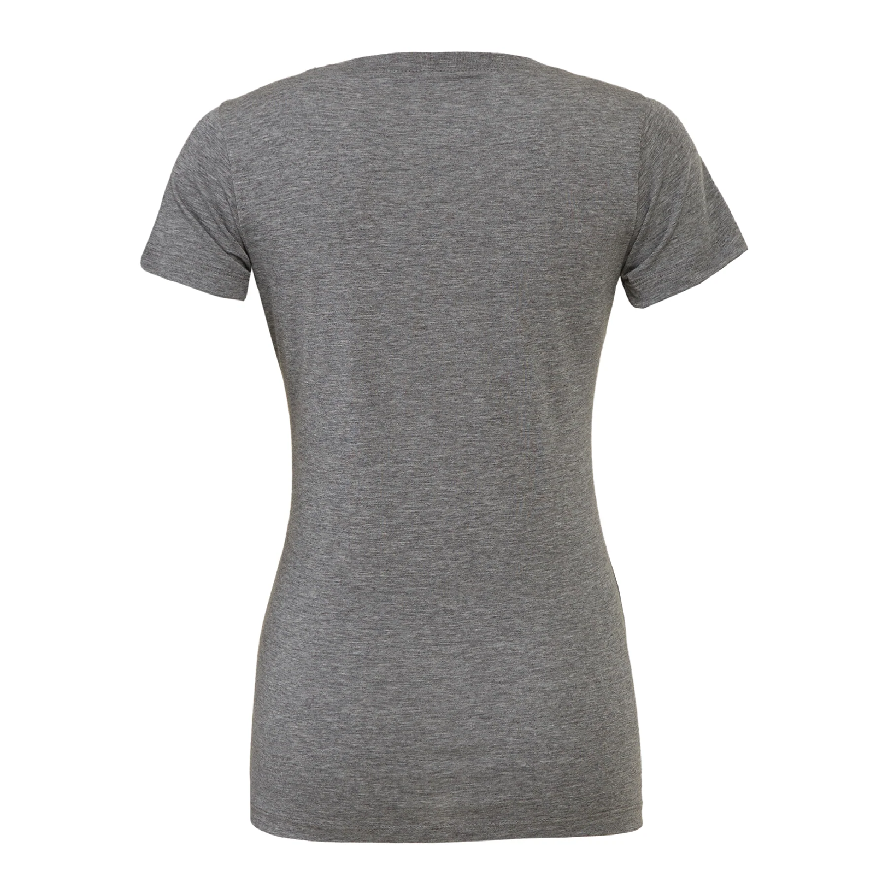 Monroe Woodbury (Logo) Bella + Canvas Short Sleeve Triblend T-Shirt Grey - Image 4