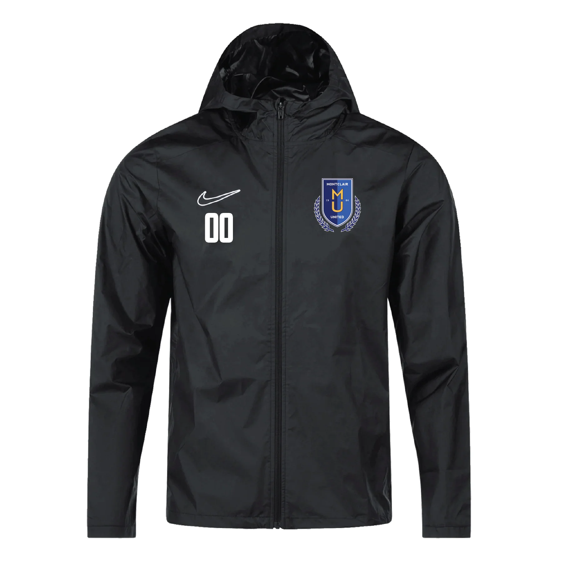 Montclair United Nike Storm Rain Jacket Black