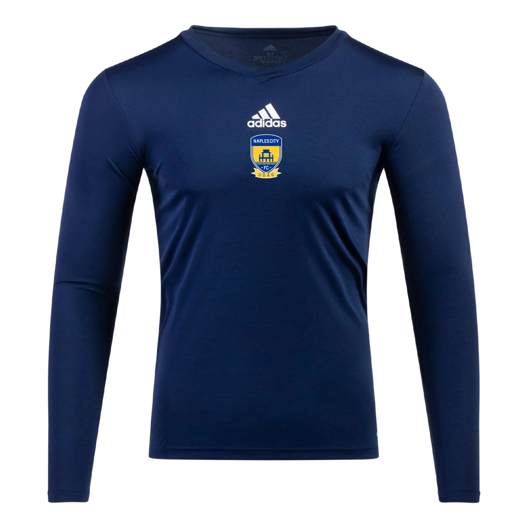 Naples City UDAG Competitive adidas Base Compression Tee Navy