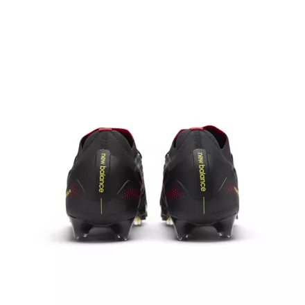 New Balance Tekela Elite Low Laced FG Firm Ground Soccer Cleats V5- Black Punch Yellow Fire Cracker - Image 4