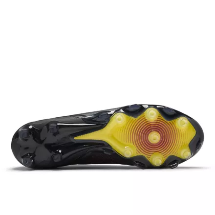 New Balance Tekela Elite Low Laced FG Firm Ground Soccer Cleats V5- Black Punch Yellow Fire Cracker - Image 5