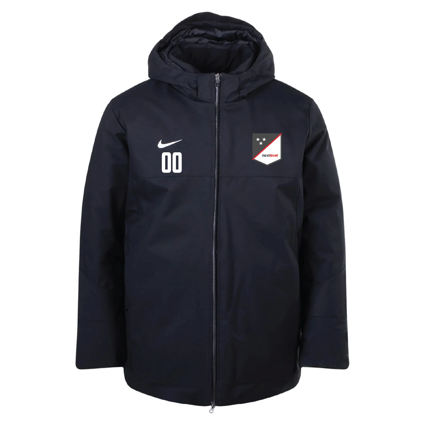 Next Level Nike Down Fill Parka Jacket Black