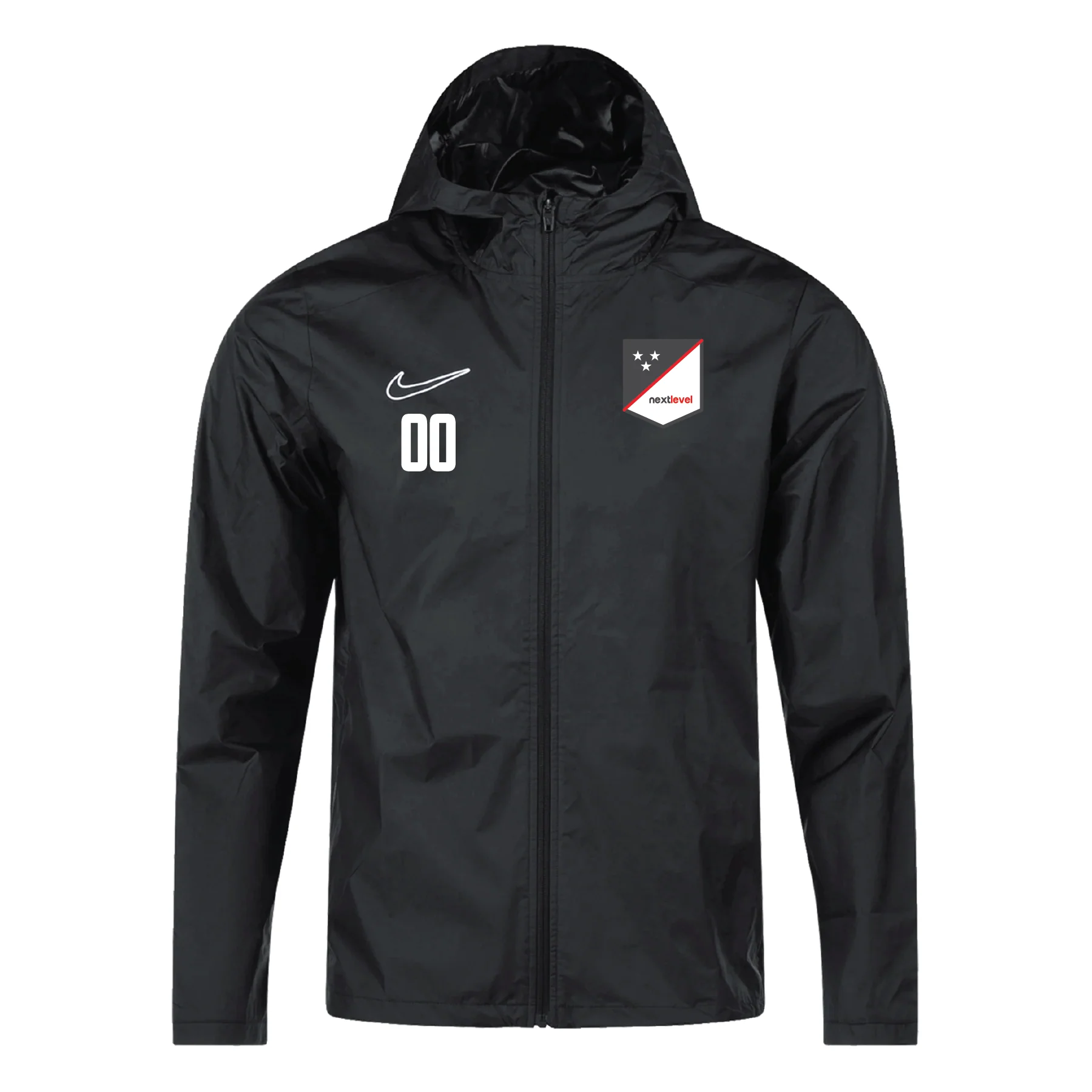 Next Level Nike Storm Rain Jacket Black