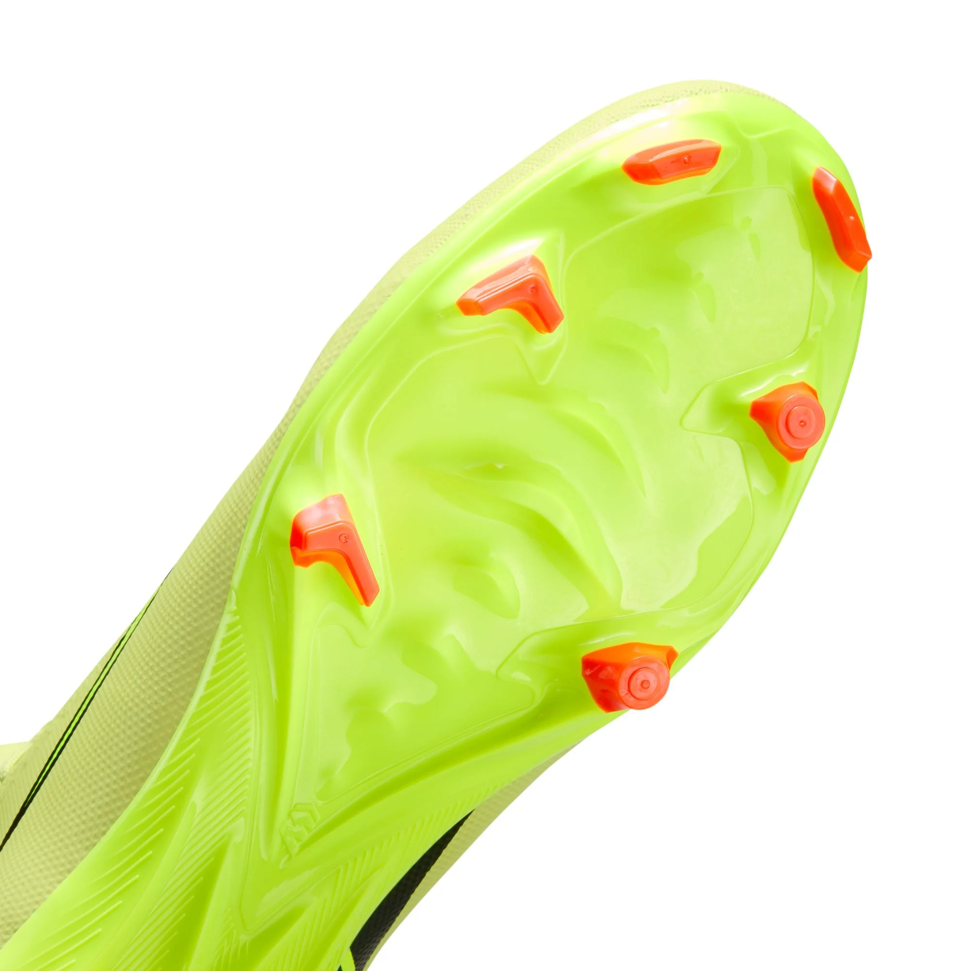 Nike Air Zoom Mercurial Superfly 10 Academy FG Firm Ground Soccer Cleats - Limelight/Volt/ Hyper Crimson - Image 9