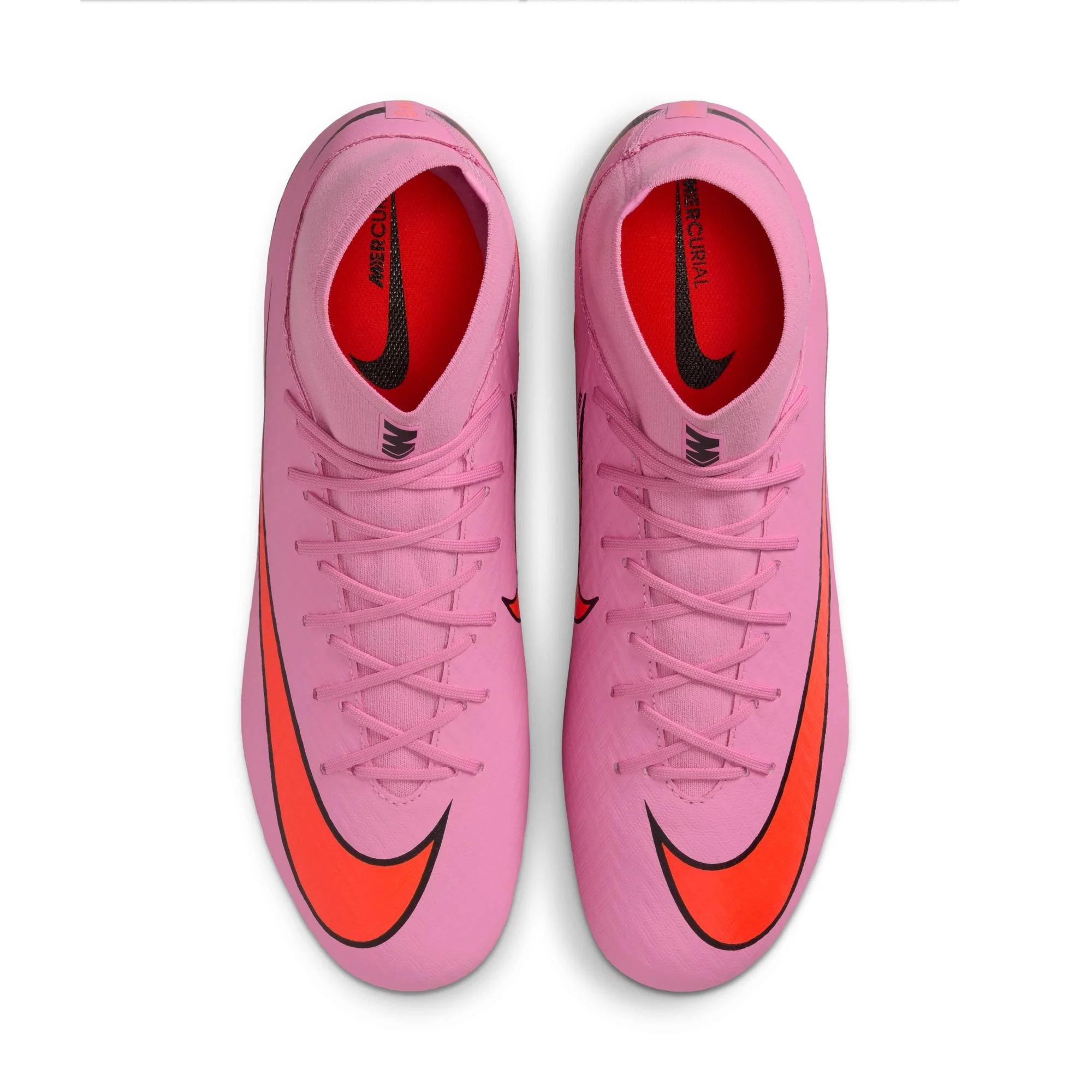 Nike Air Zoom Mercurial Superfly 10 Academy FG Firm Ground Soccer Cleats -Magic Flamingo/Black/ Total Crimson - Image 3