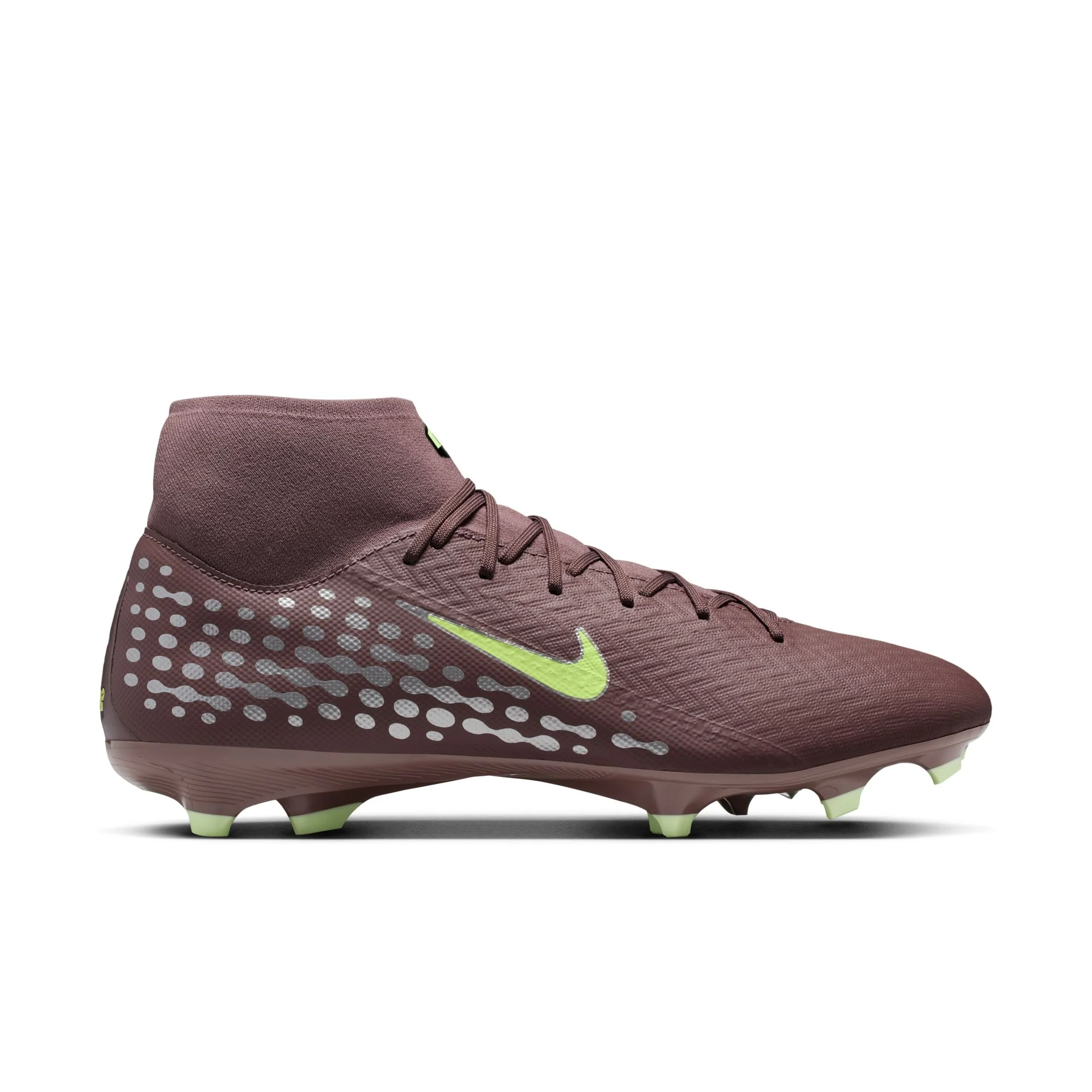 Nike Air Zoom Mercurial Superfly 10 Academy "Kylian Mbappé" FG Firm Ground Soccer Cleats -Plum Eclipse/Metallic Silver