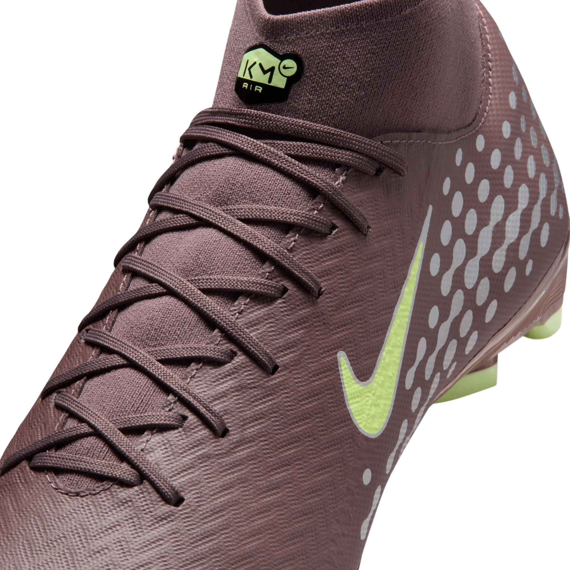 Nike Air Zoom Mercurial Superfly 10 Academy "Kylian Mbappé" FG Firm Ground Soccer Cleats -Plum Eclipse/Metallic Silver - Image 7