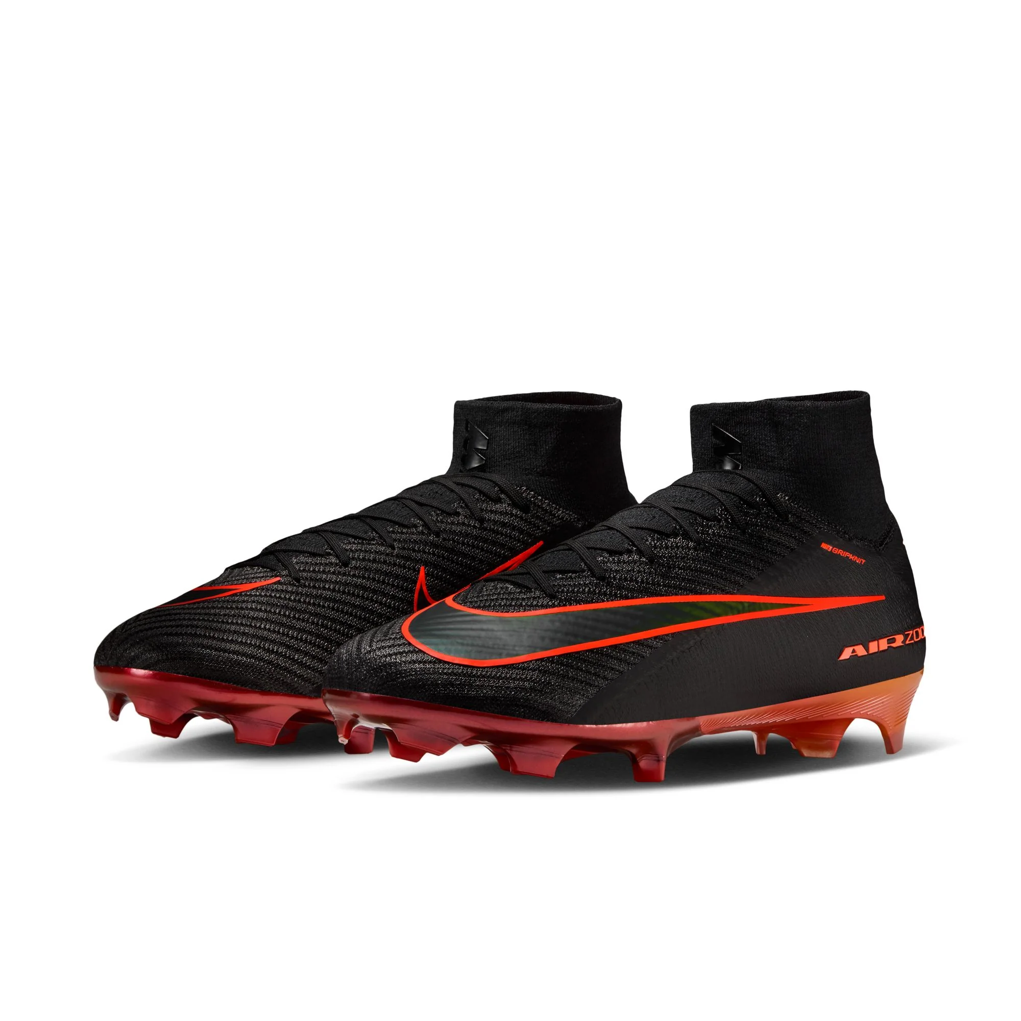Nike Air Zoom Mercurial Superfly 10 Elite LV8 FG Firm Ground Soccer Cleats- Black/Hyper Crimson - Image 4